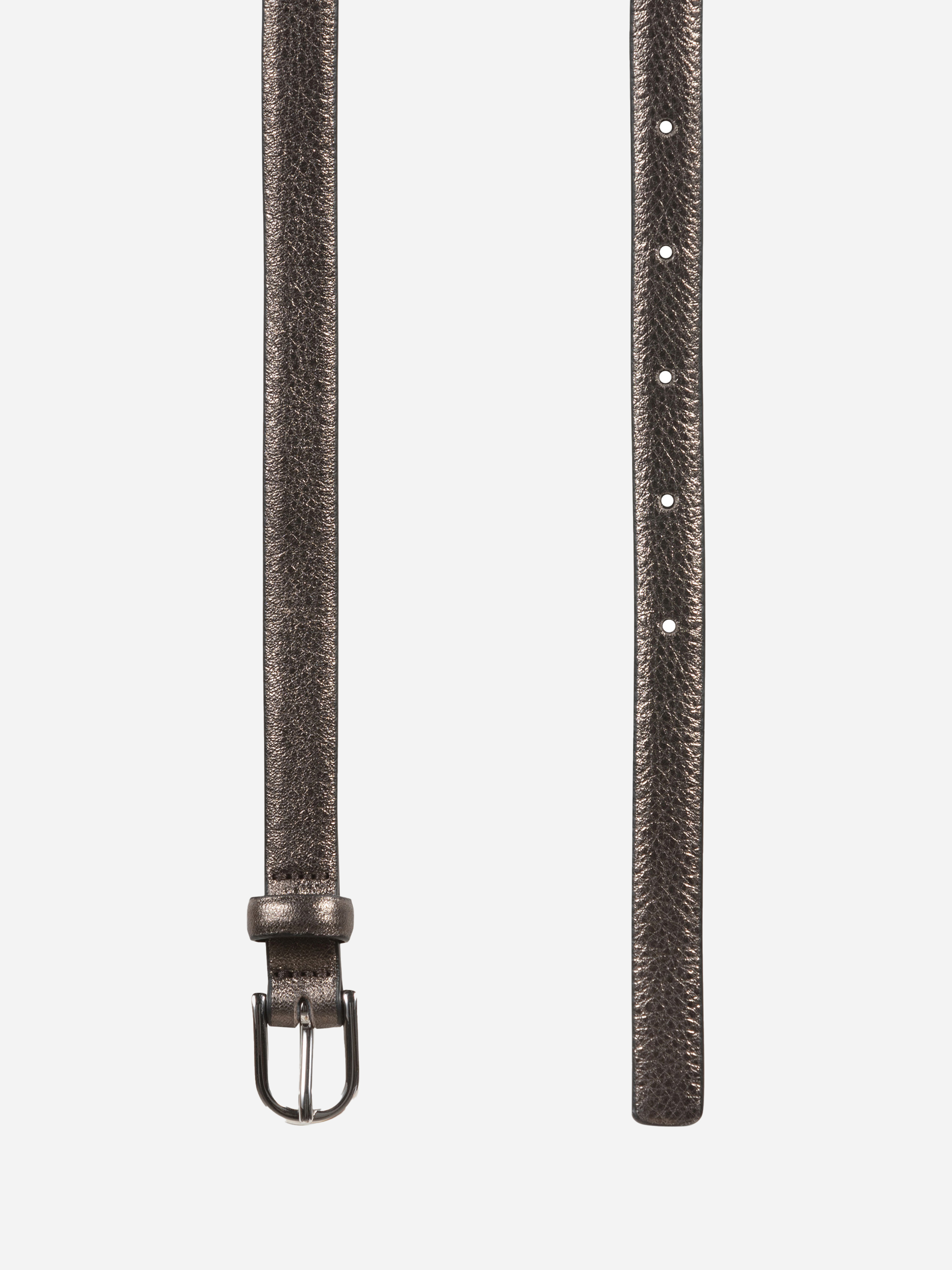 Modell Cammy Ledergürtel im Metalliclook