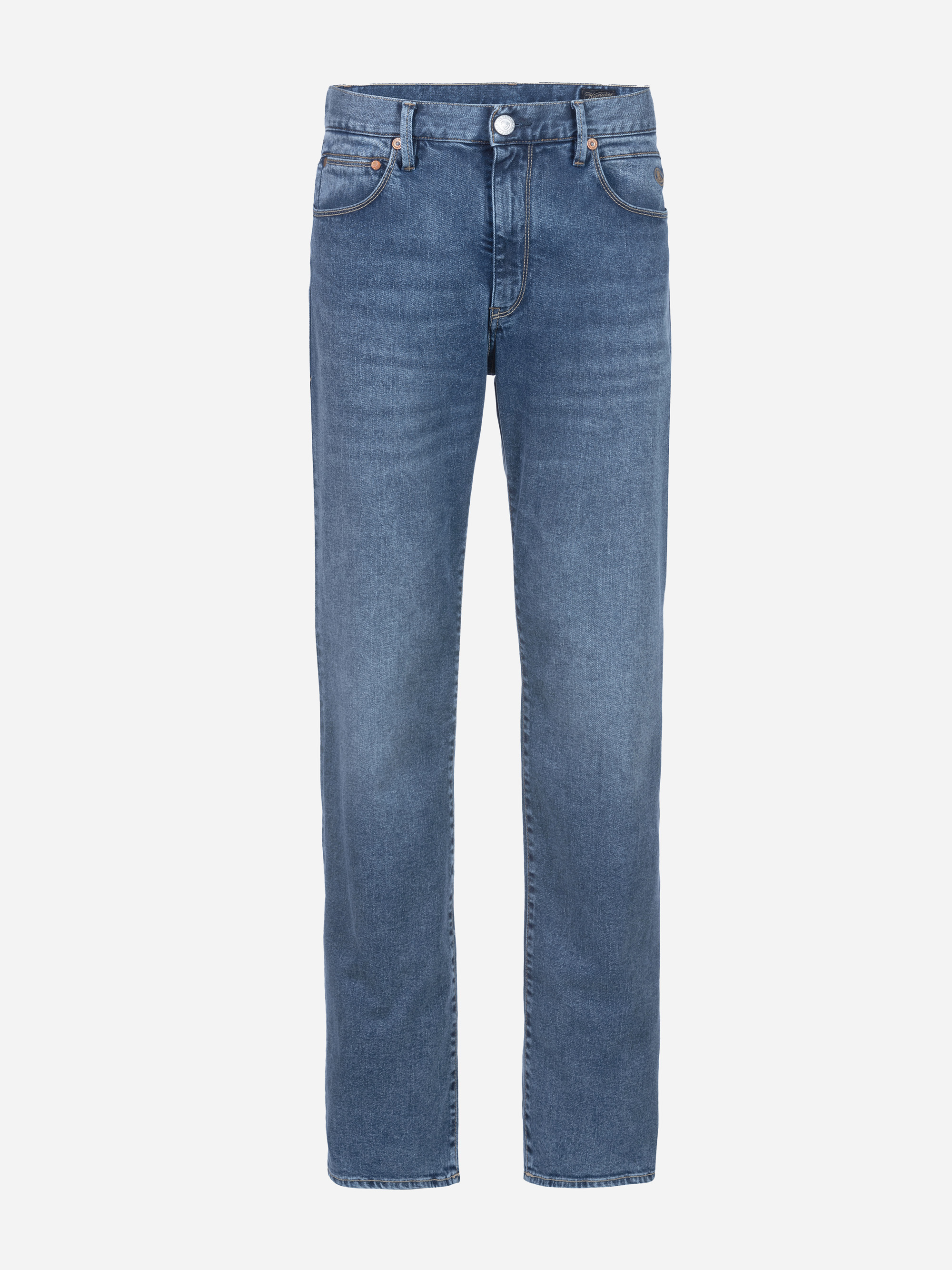 Modell Tyler Straight Jeans mit recycelter Baumwolle