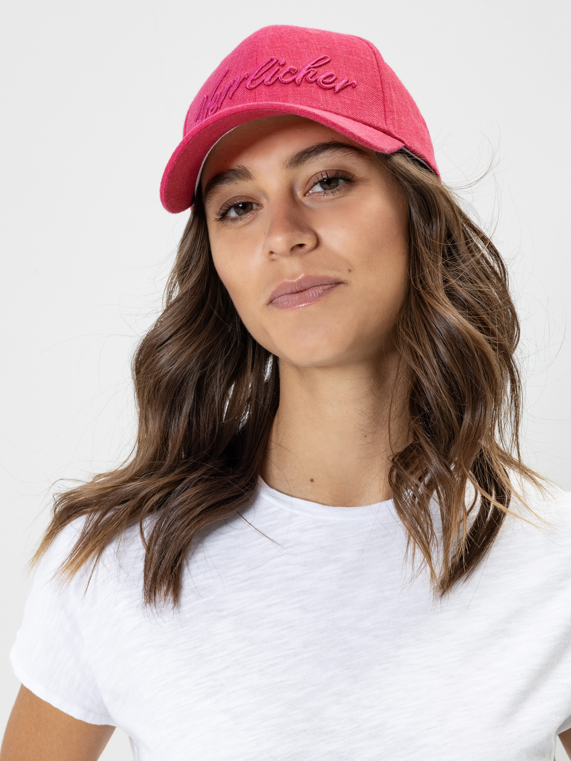 Modell Lenny Unisex Leinen Baseball Cap