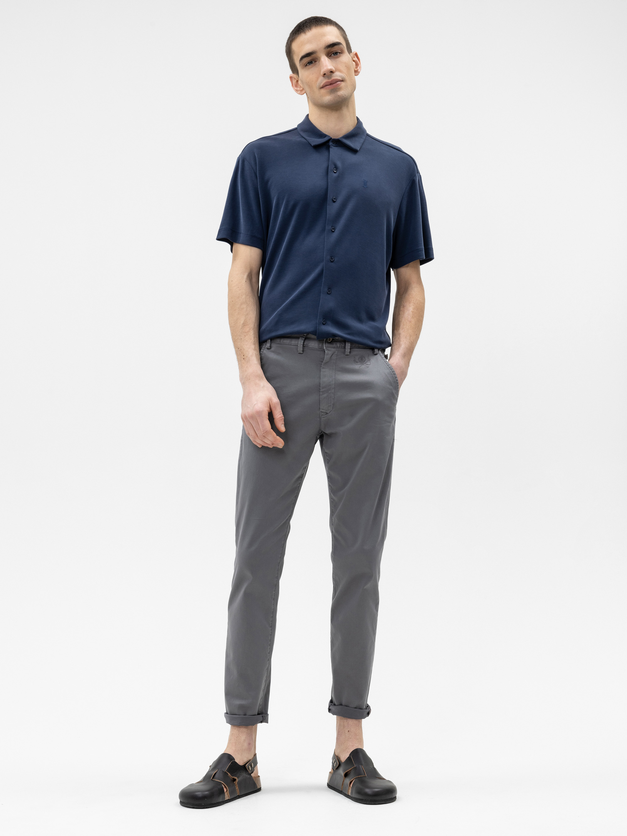 Modell Herb Piqué Kurzarmhemd