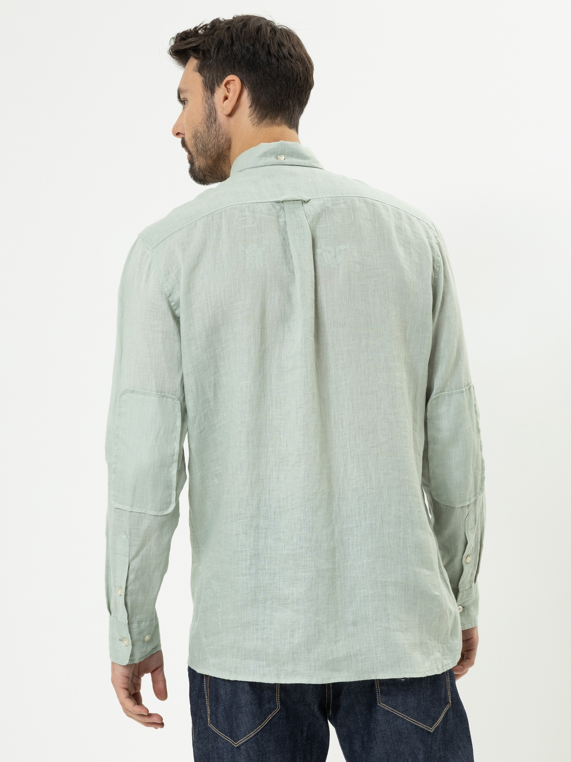 Modell Branson Leinenhemd