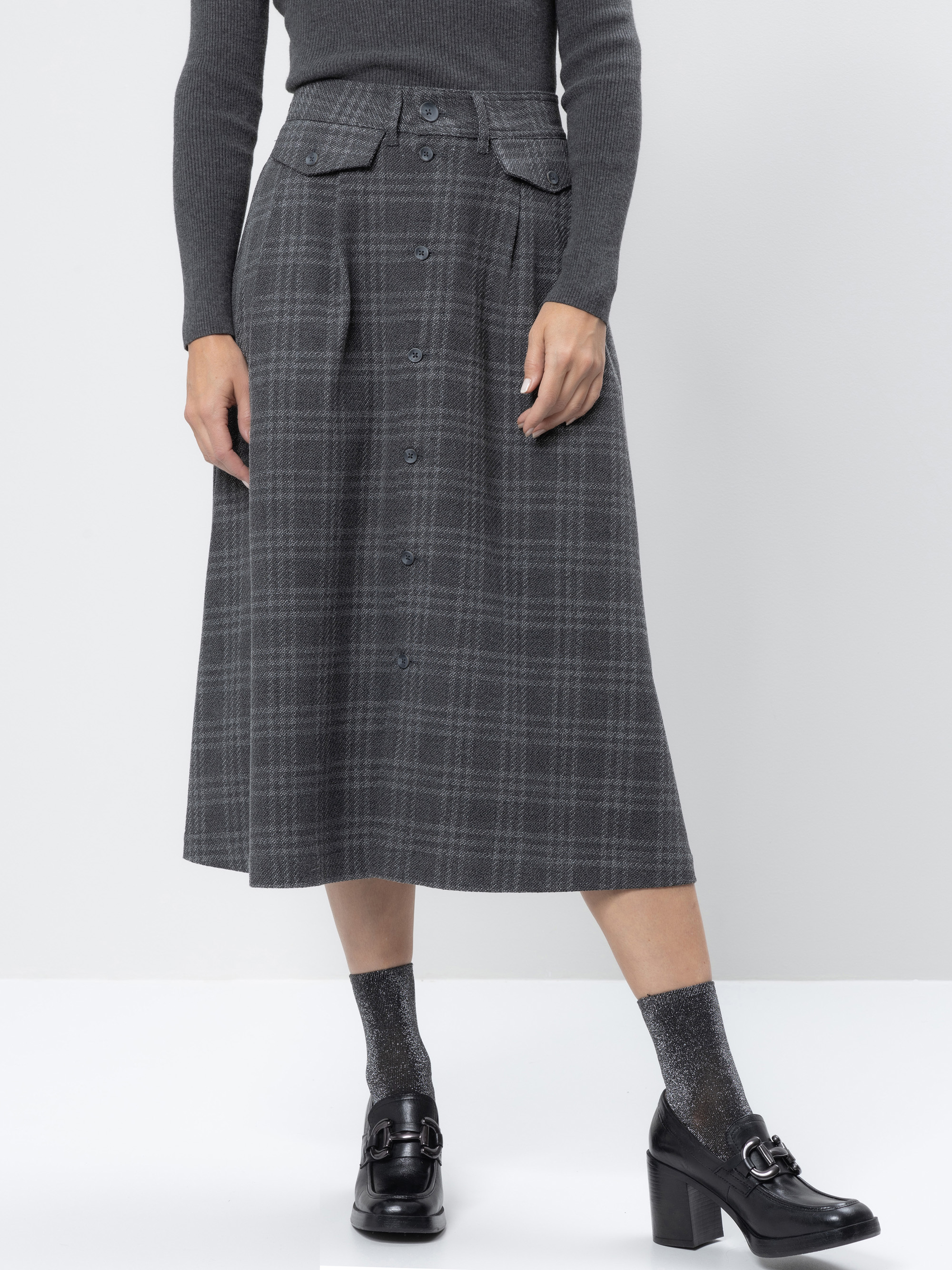 Modell Peony Button Down Rock