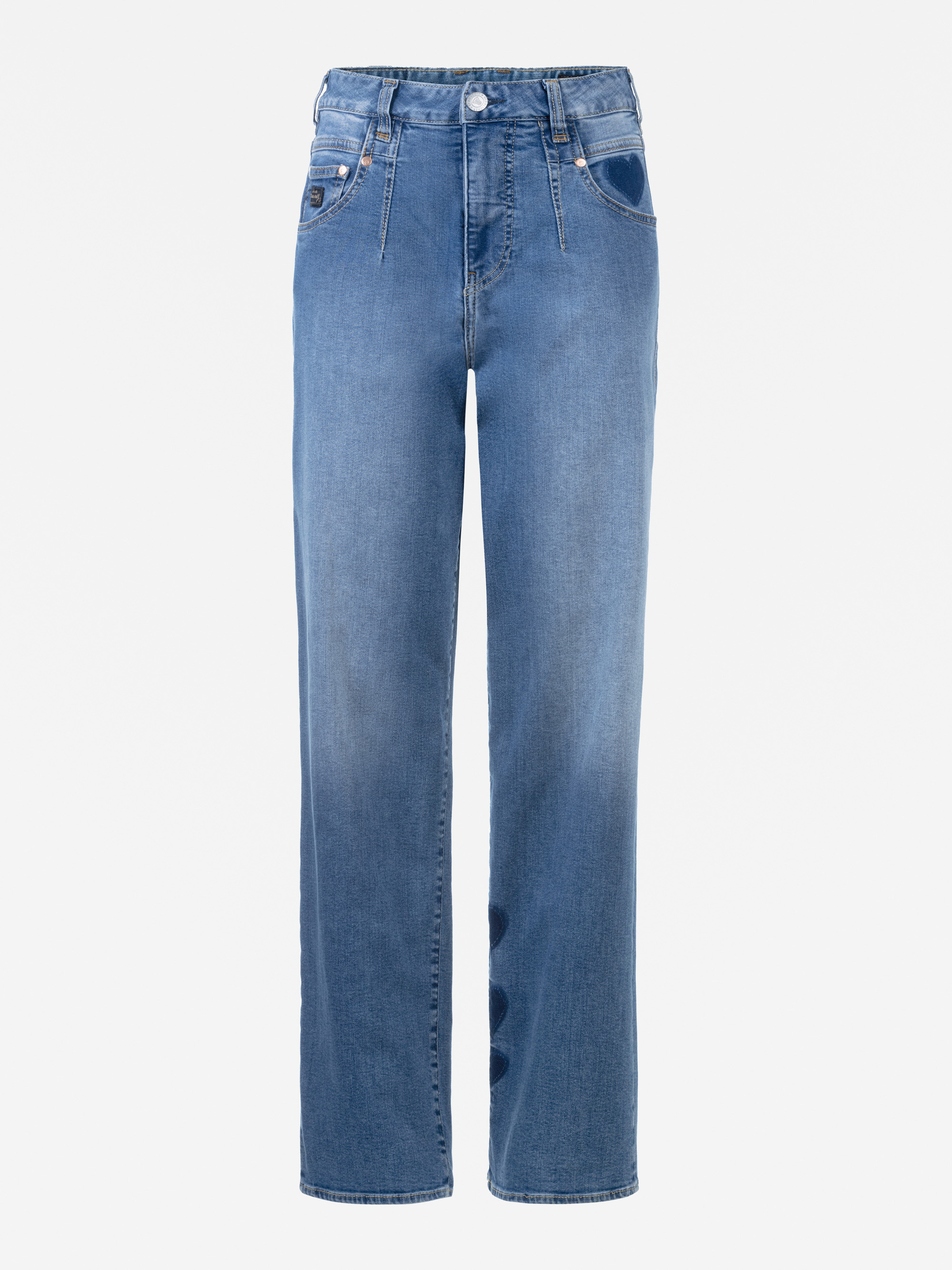 Modell Brooke Straight Jeans mit Cashmere Touch und Bio-Baumwolle
