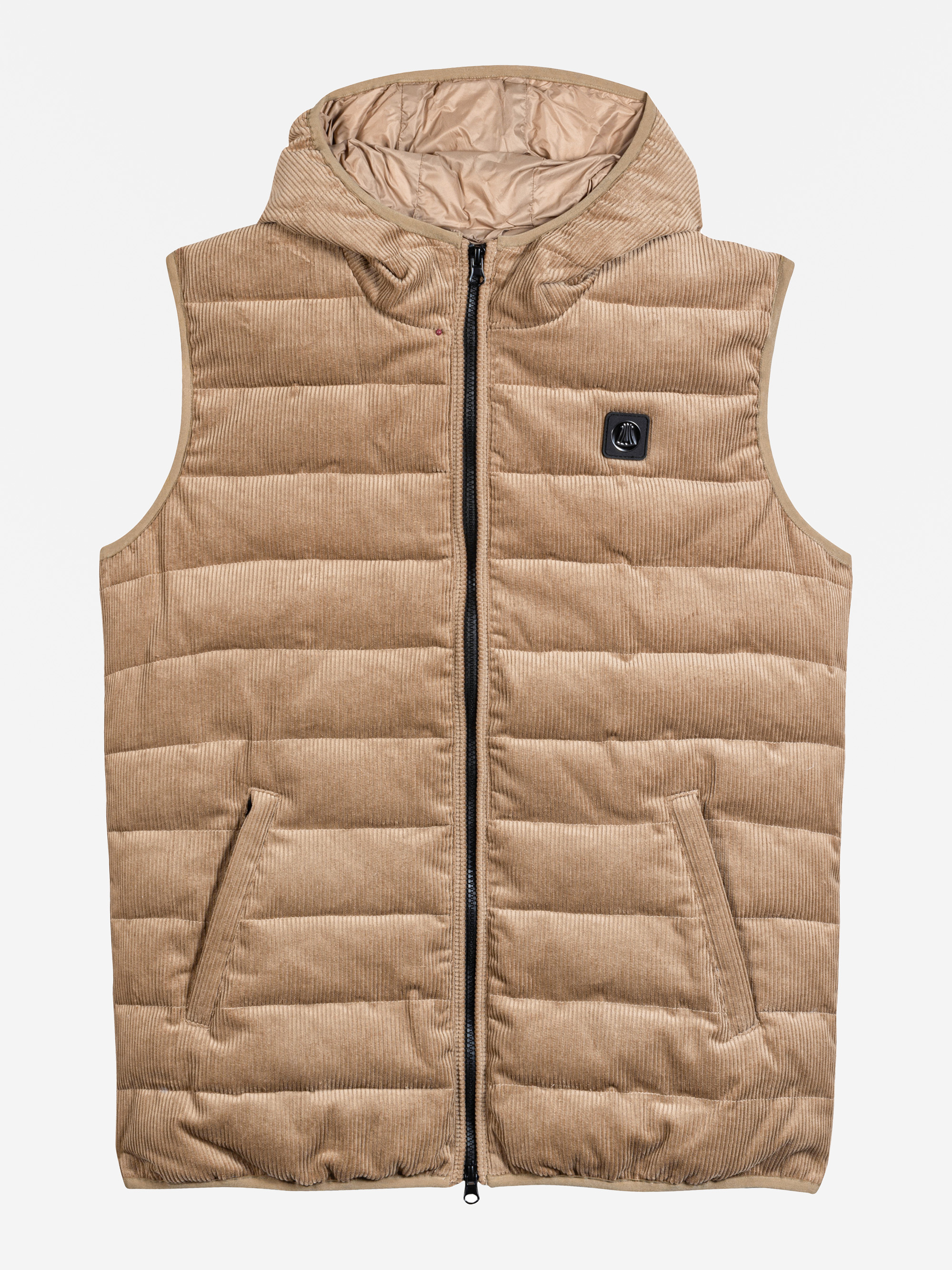 Modell Harvey Steppweste aus Cord