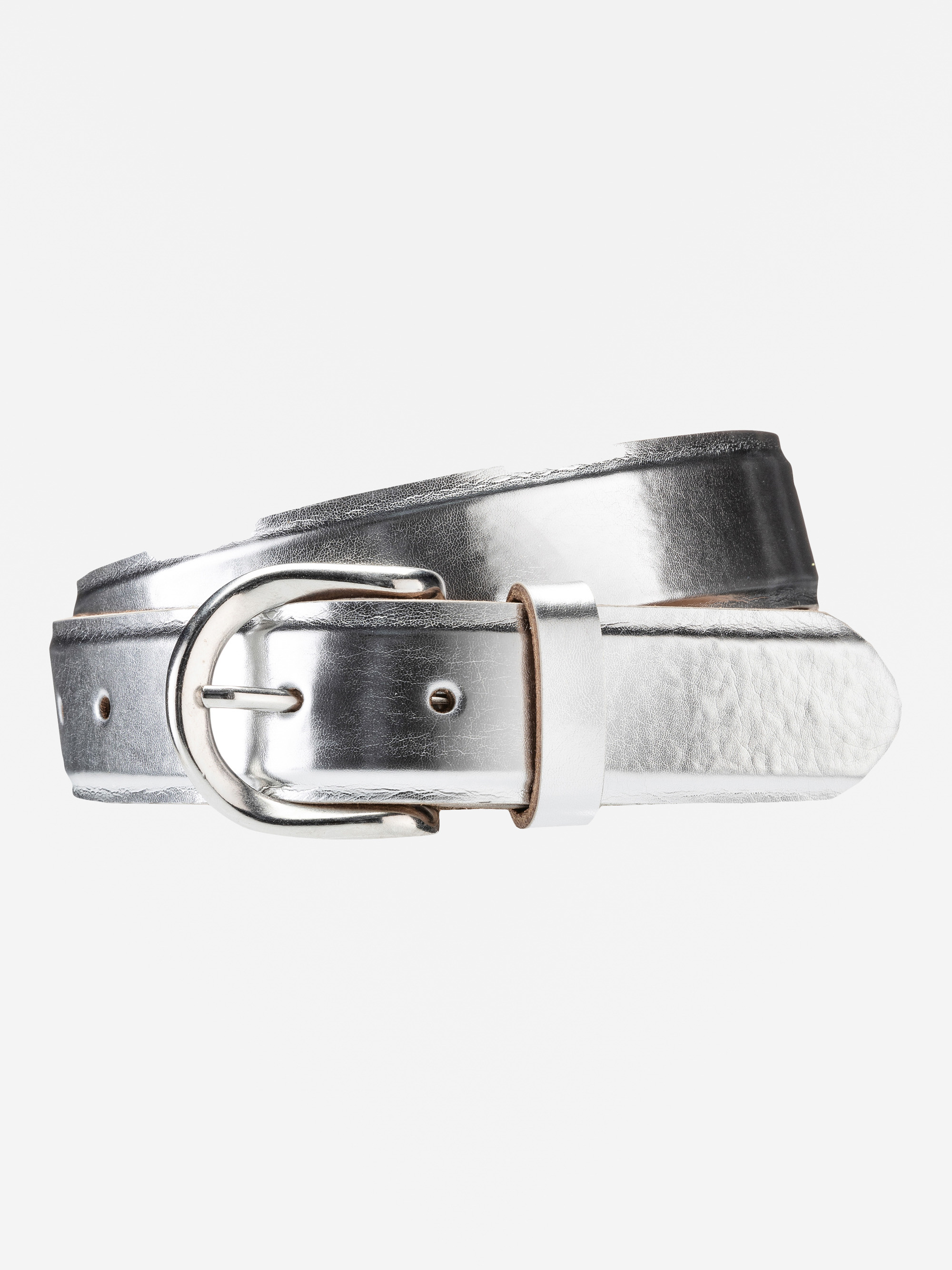 Modell Abbie glänzender Ledergürtel