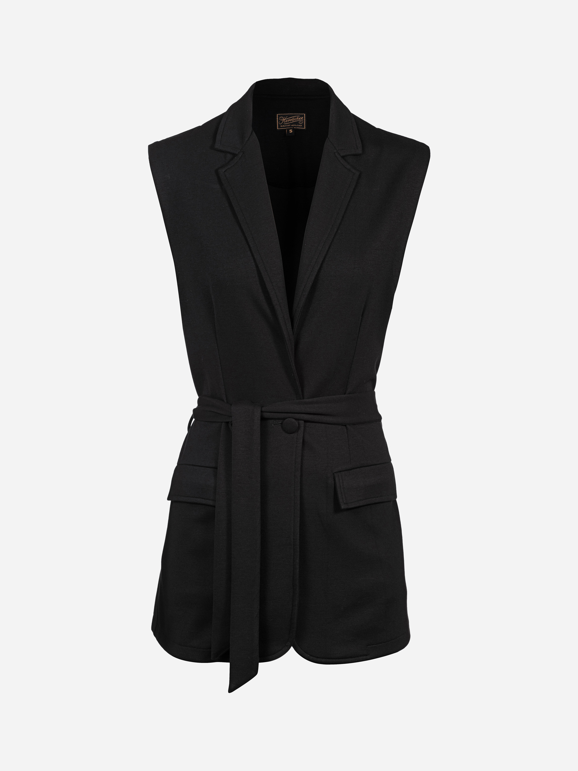 Modell Shelynn Weste mit Revers