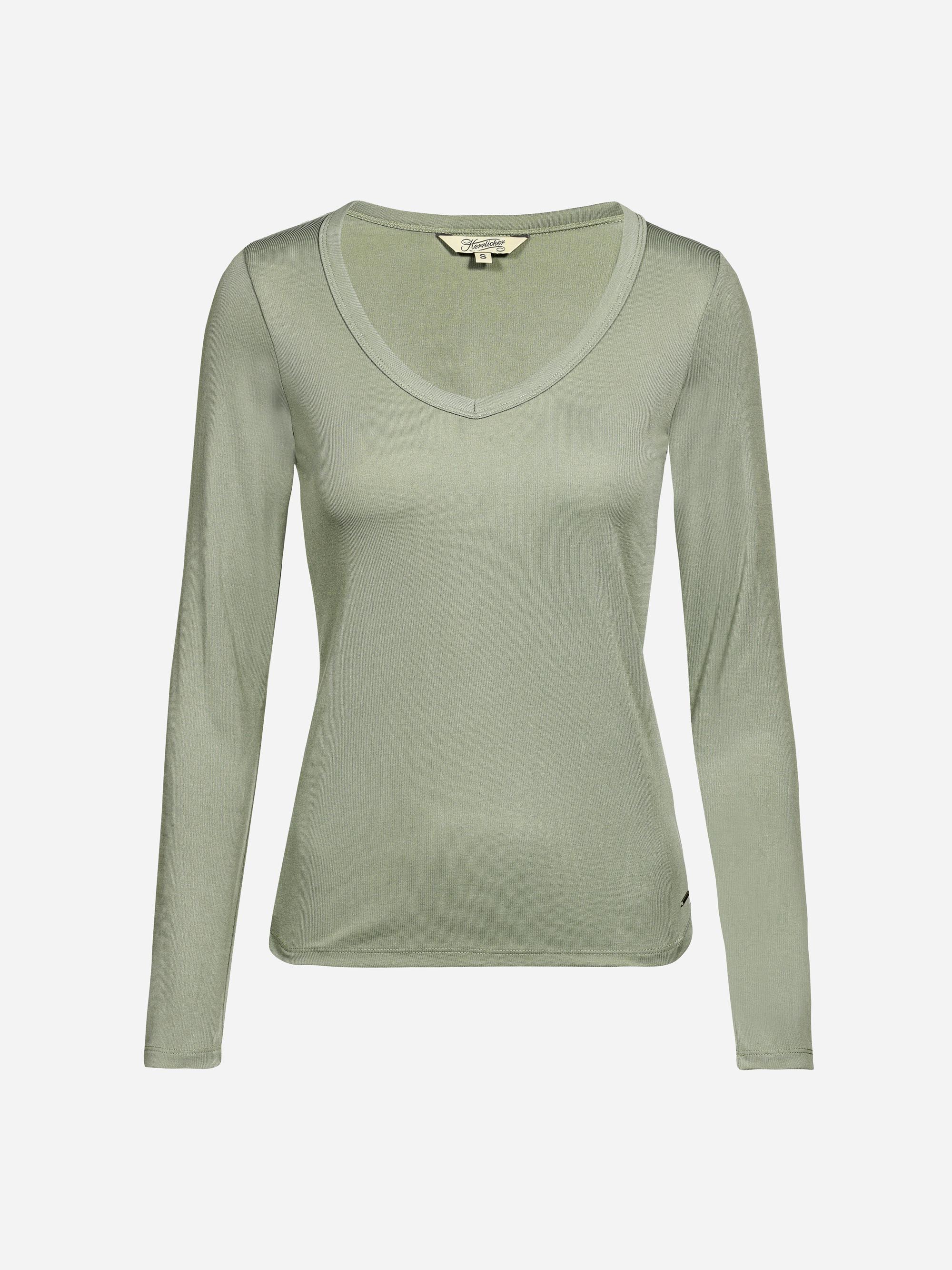 Modell  Aveline Langarmshirt aus Modal