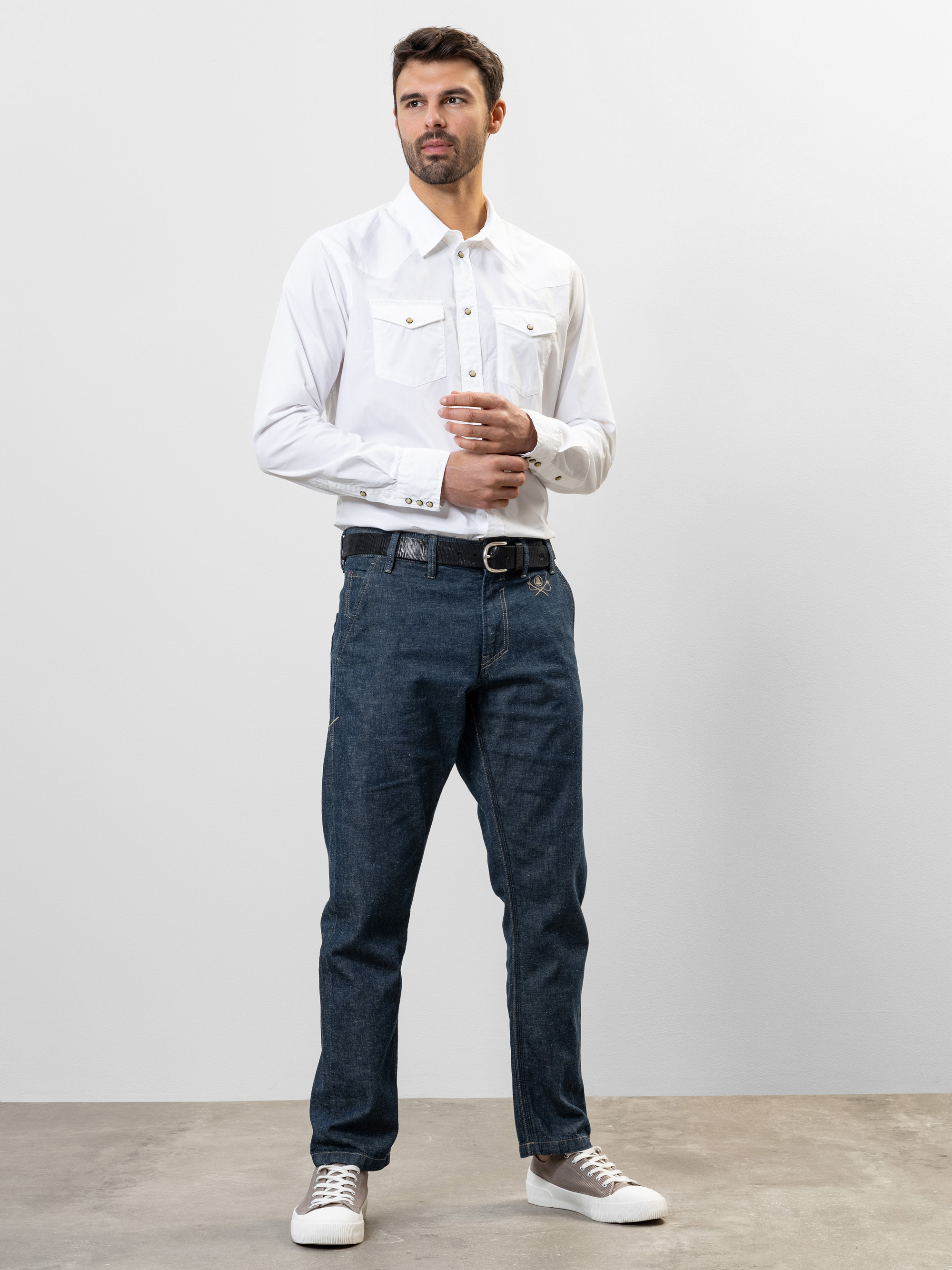 Modell Clint Hemd aus Baumwolle