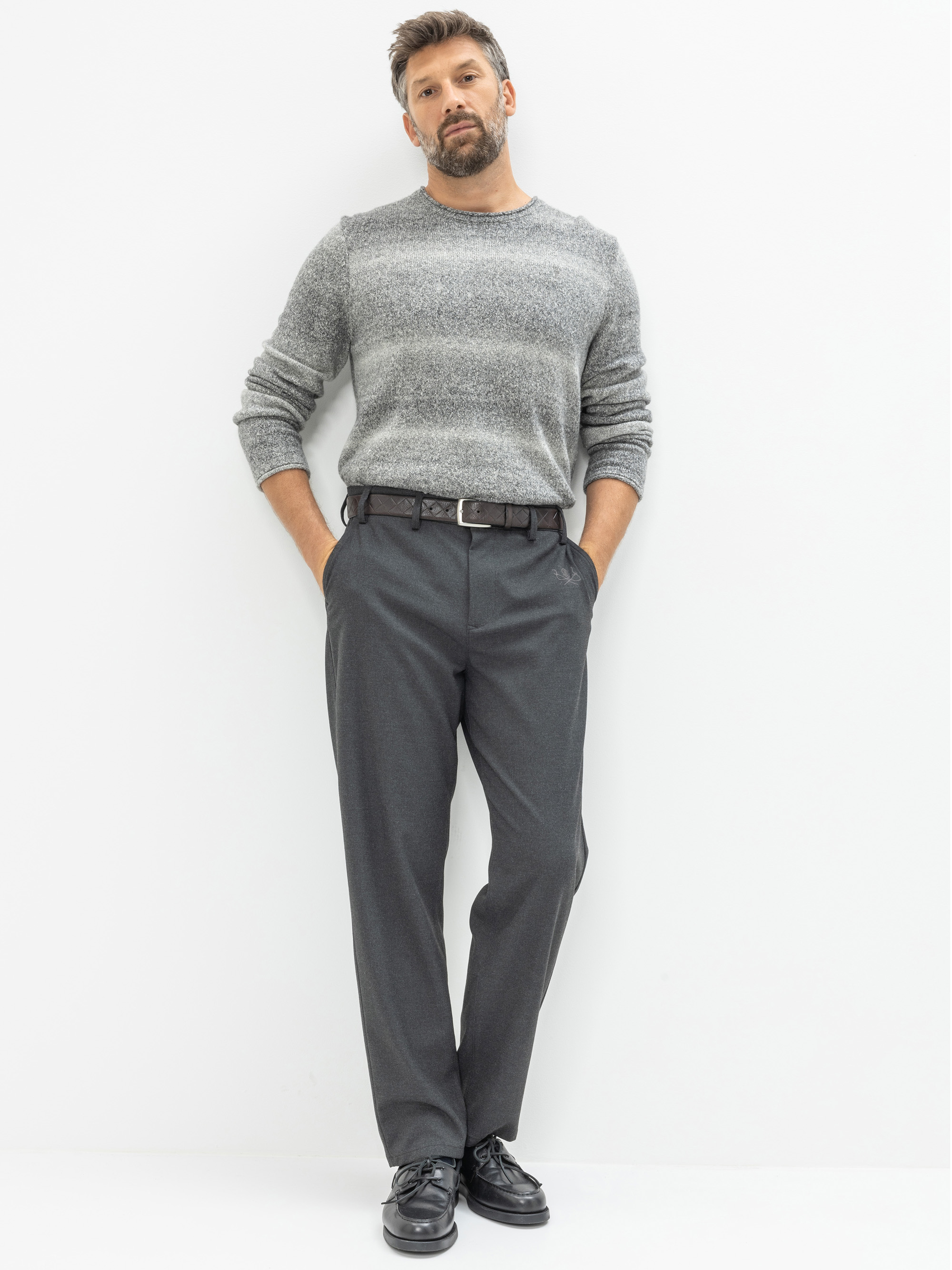 Modell Manny Ledergürtel in Flechtoptik