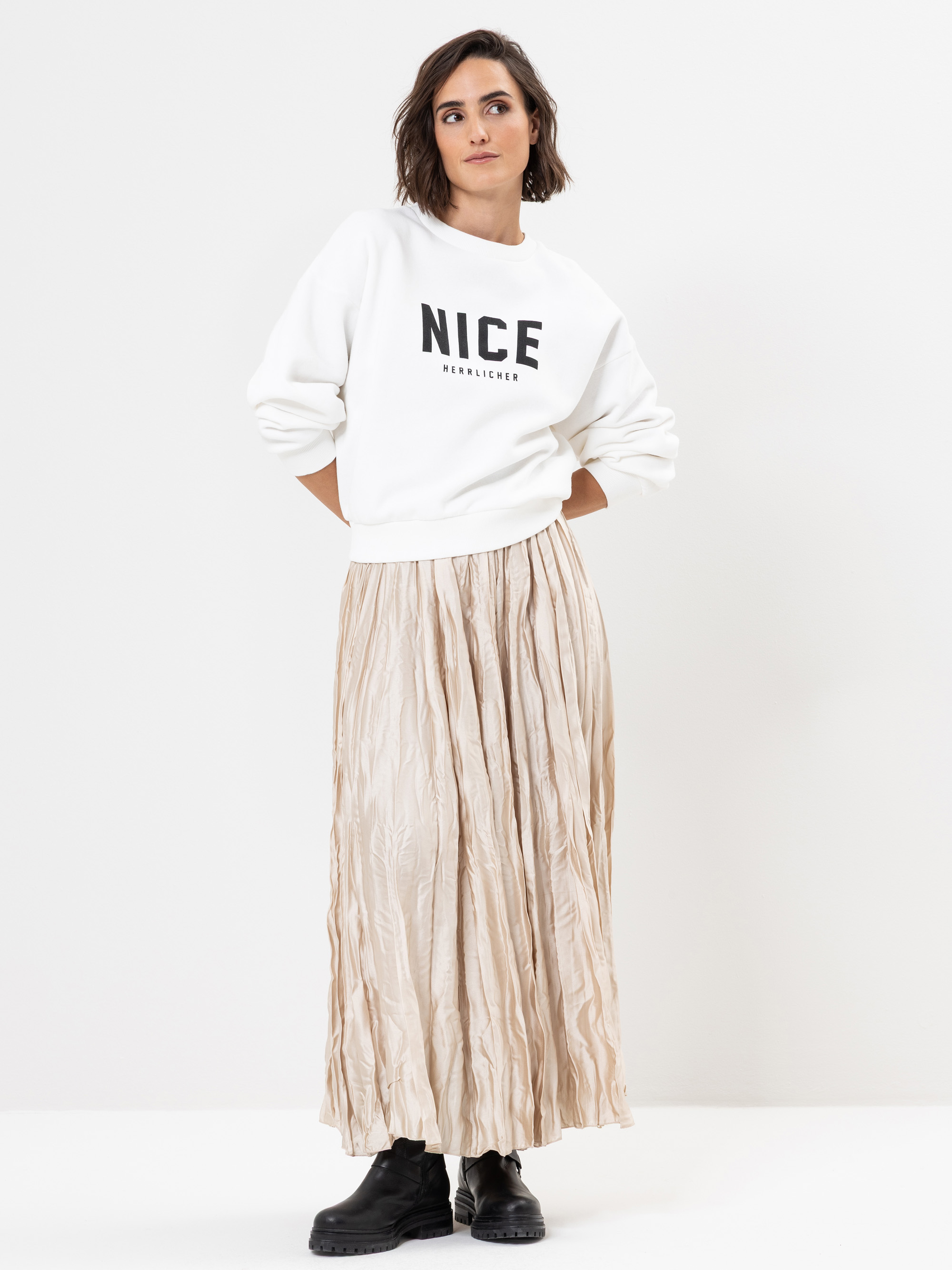 Modell Christy Cropped Sweatshirt