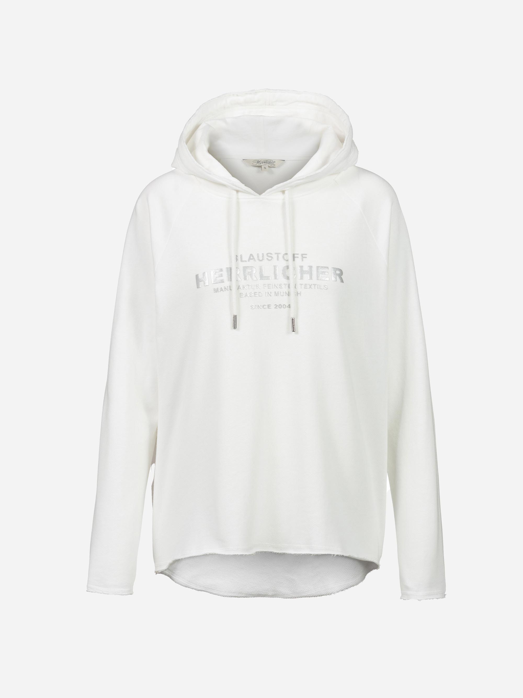 Modell Anniston Hoodie mit glänzendem Print