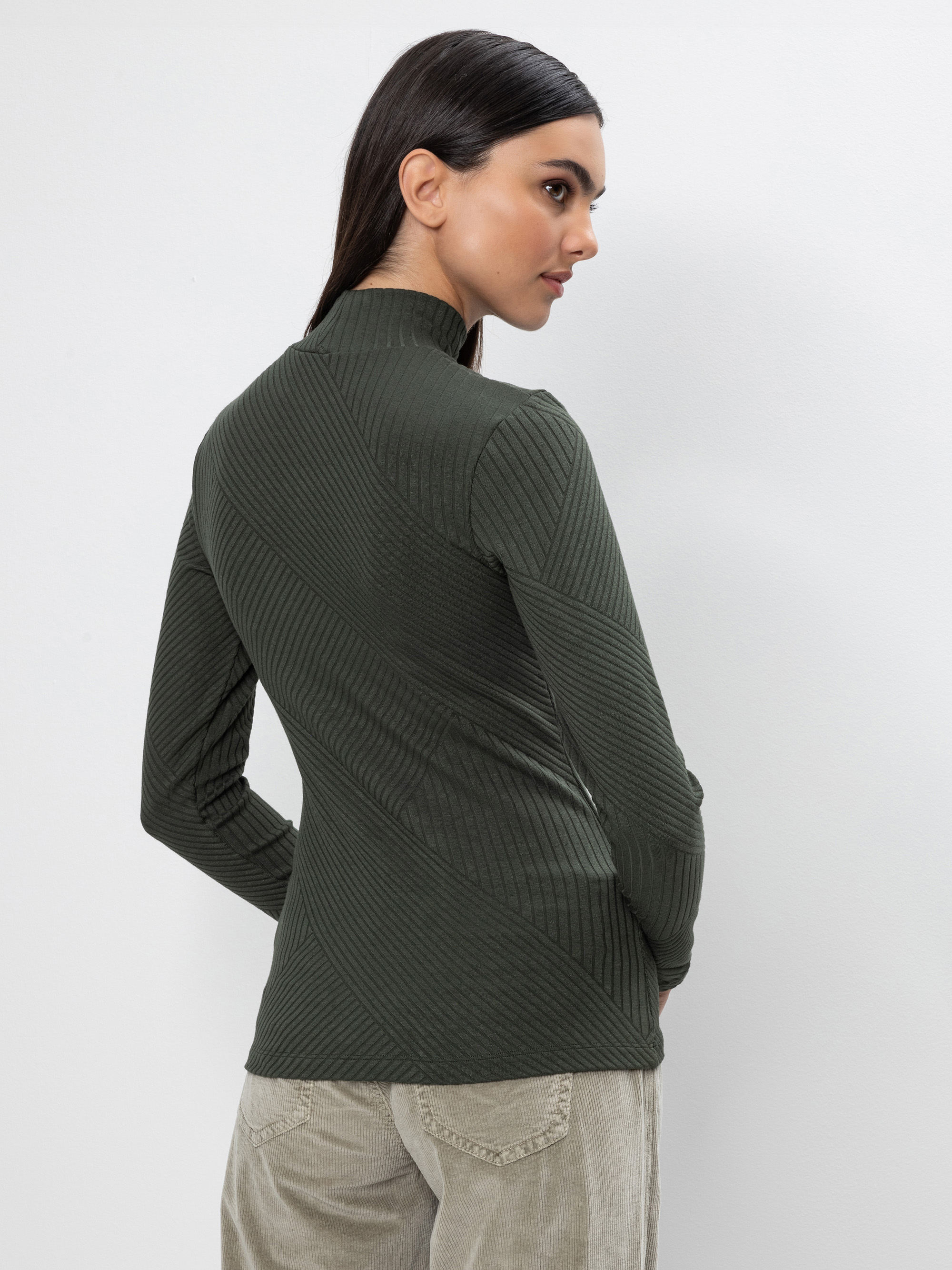 Modell Albie Stehkragenshirt