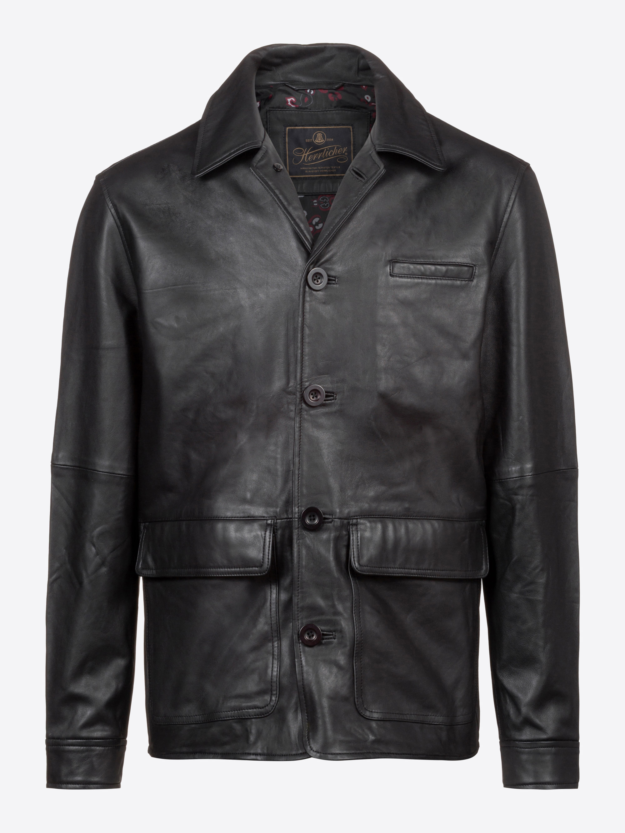 Modell  Leroy Lederjacke