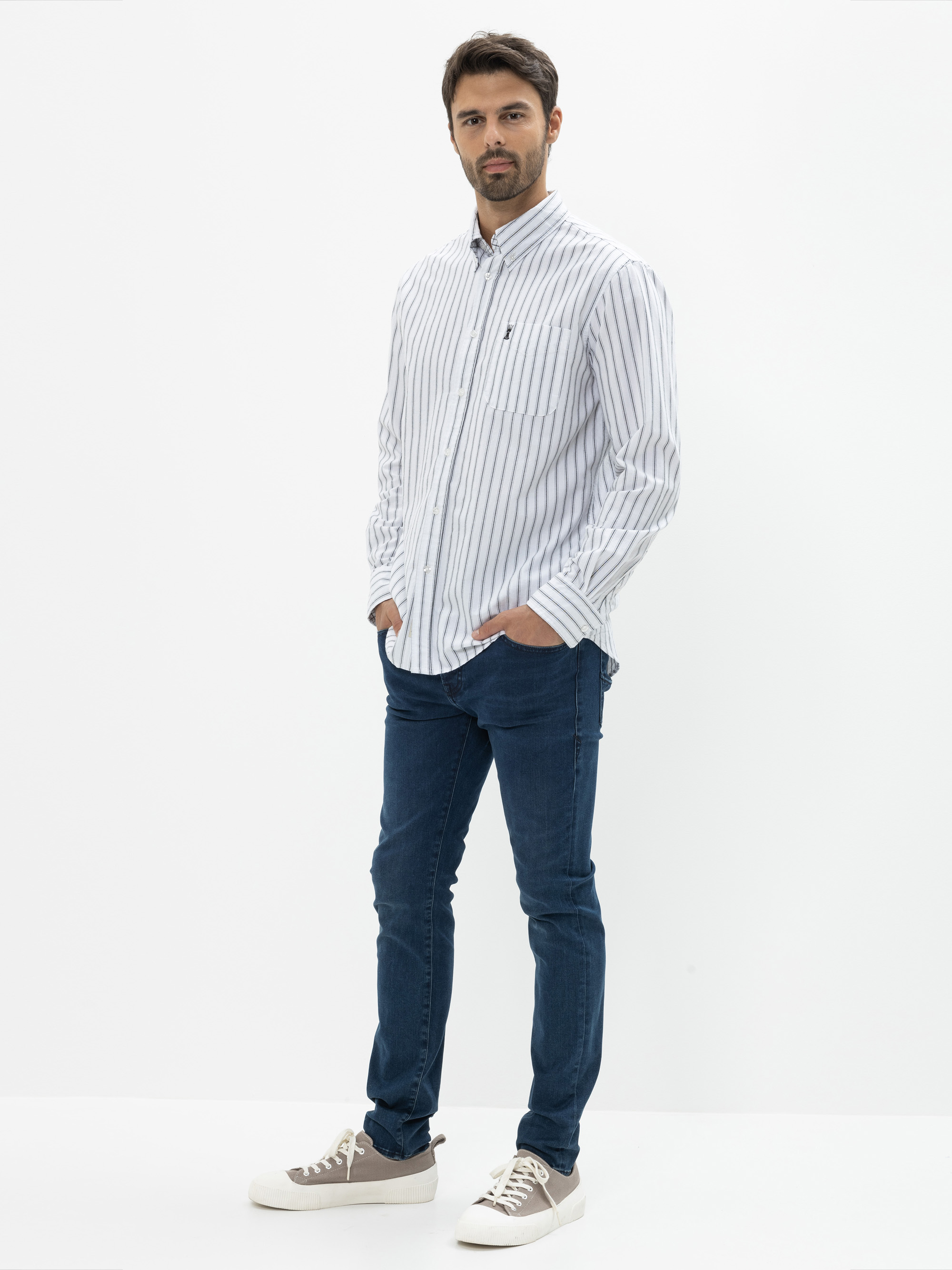 Modell Homer Oxford Hemd aus Baumwolle