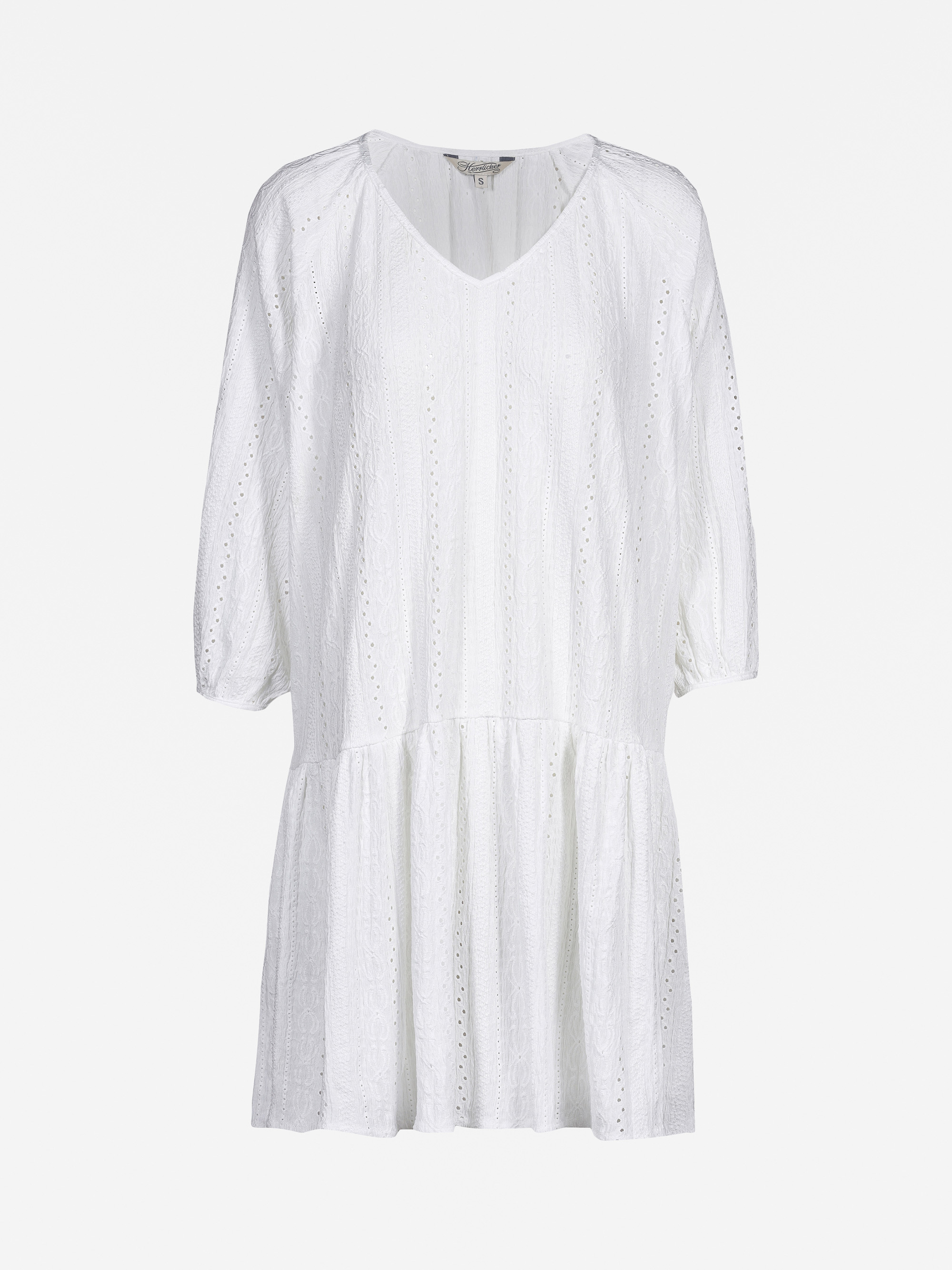 Modell Norina Kleid aus Jersey Lochspitze