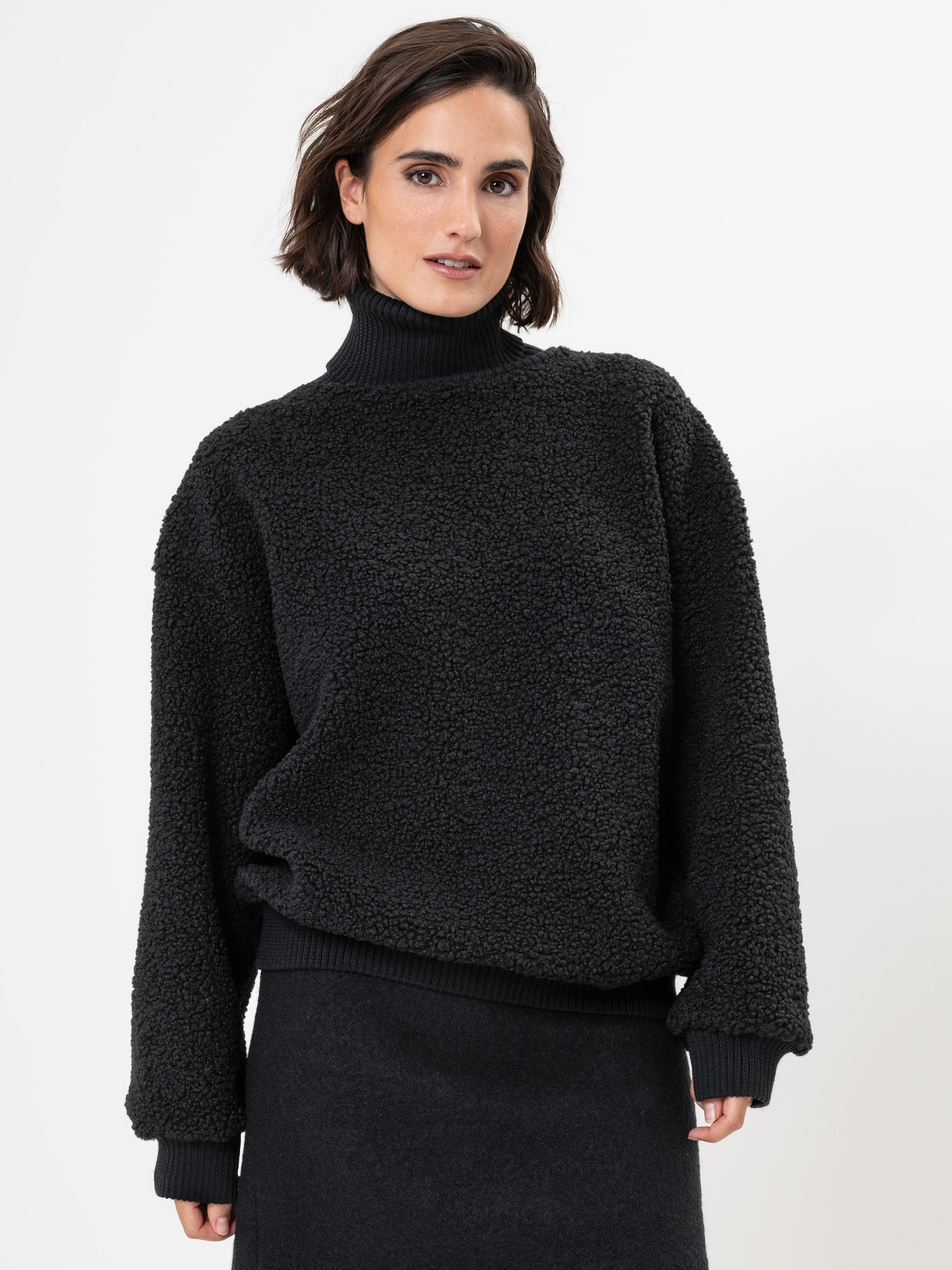 Modell Christy Sweatshirt mit Rollkragen