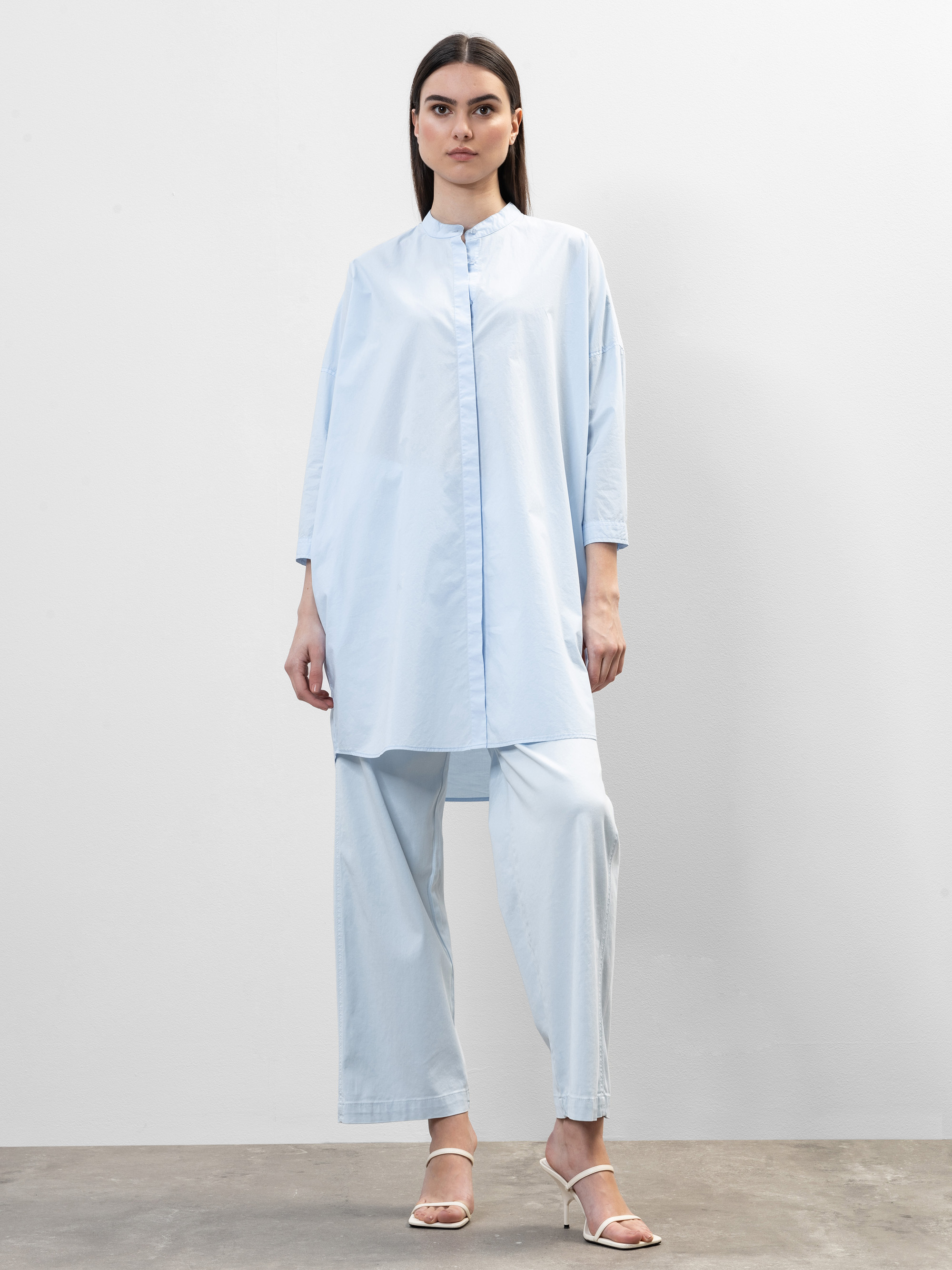 Modell Amiella Blusenkleid aus Popeline