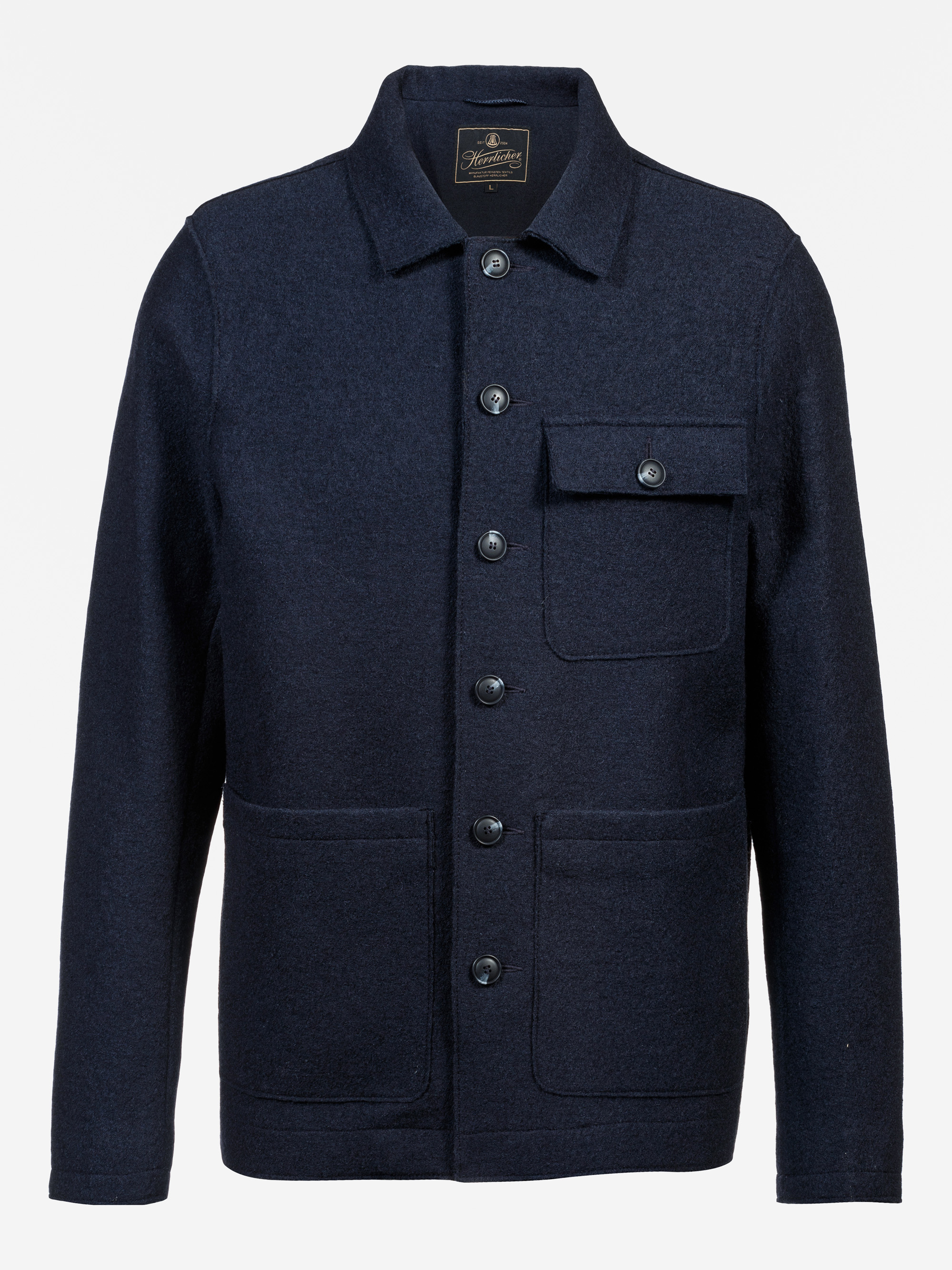 Modell Bunchy Hemdjacke aus Wollqualität