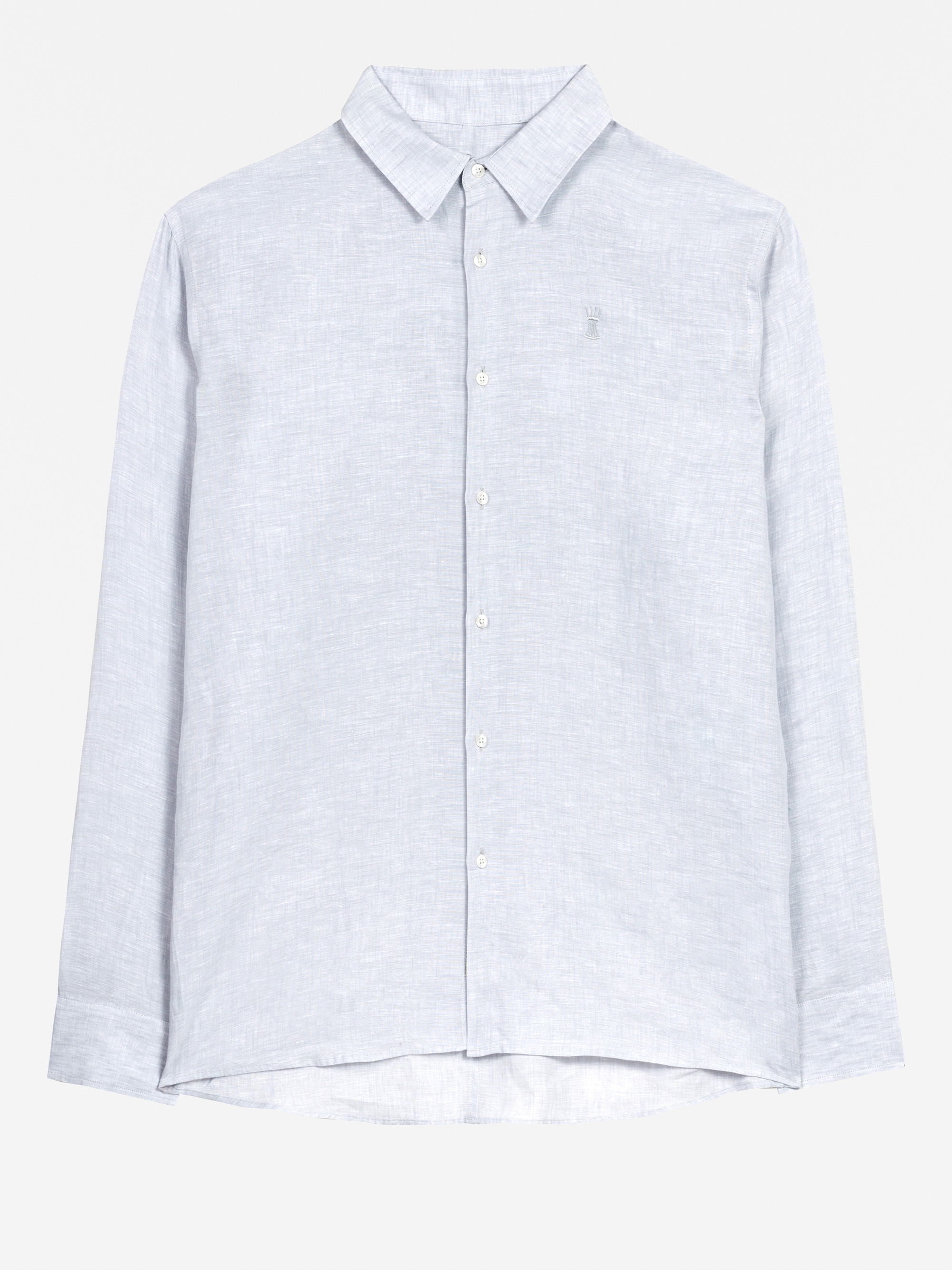 Modell Holder Leinenhemd