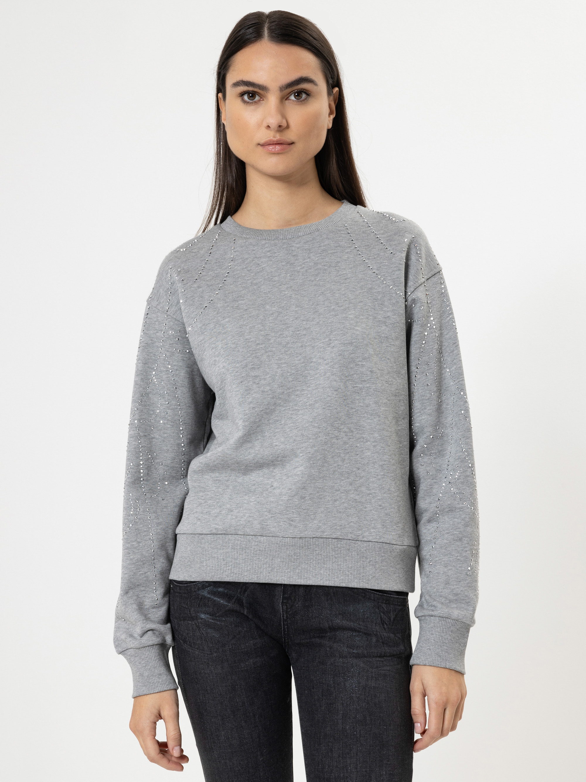 Modell Coralia Sweatshirt mit Strass