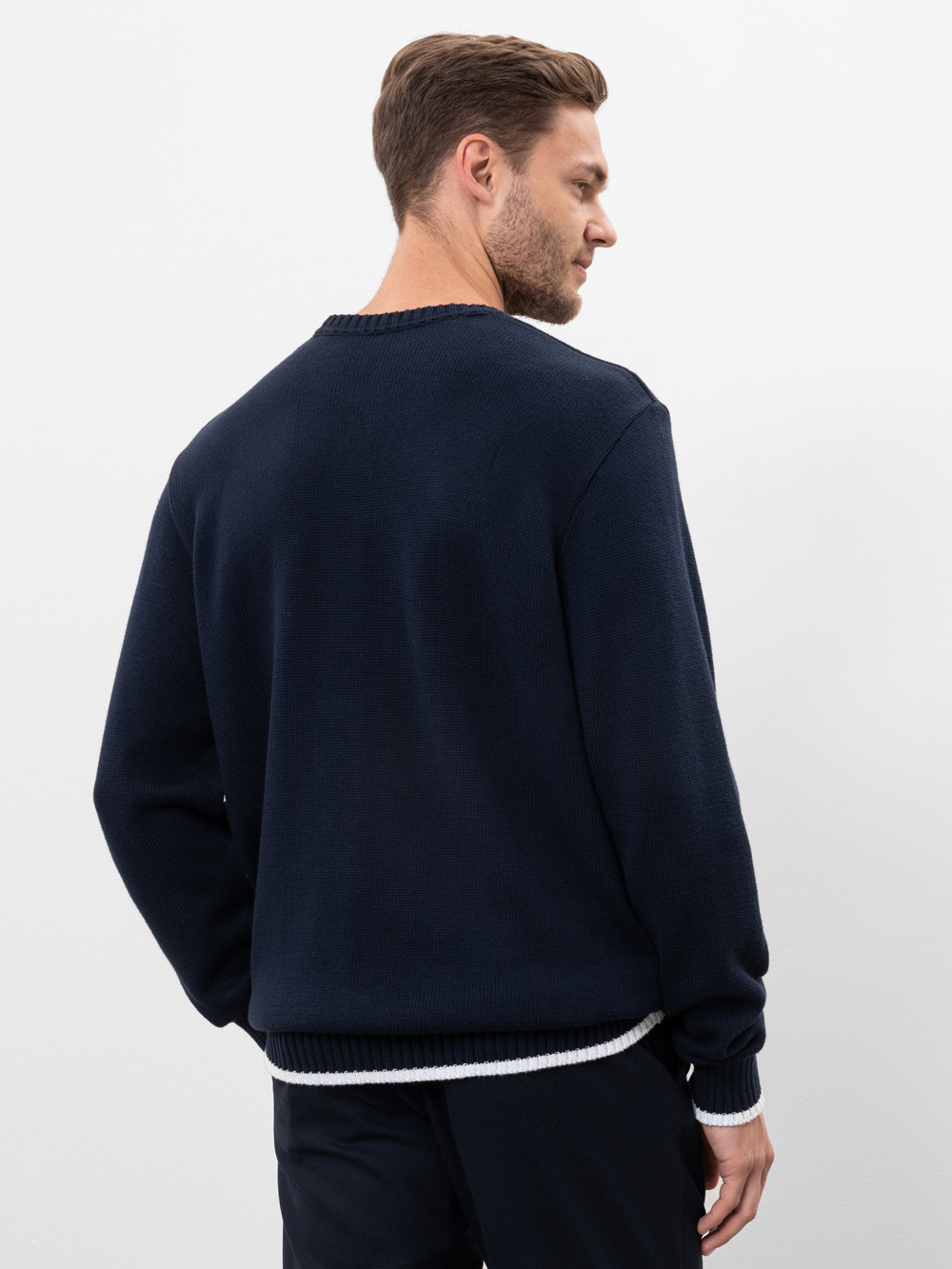 Modell Crewl Pullover aus Baumwoll-Mix