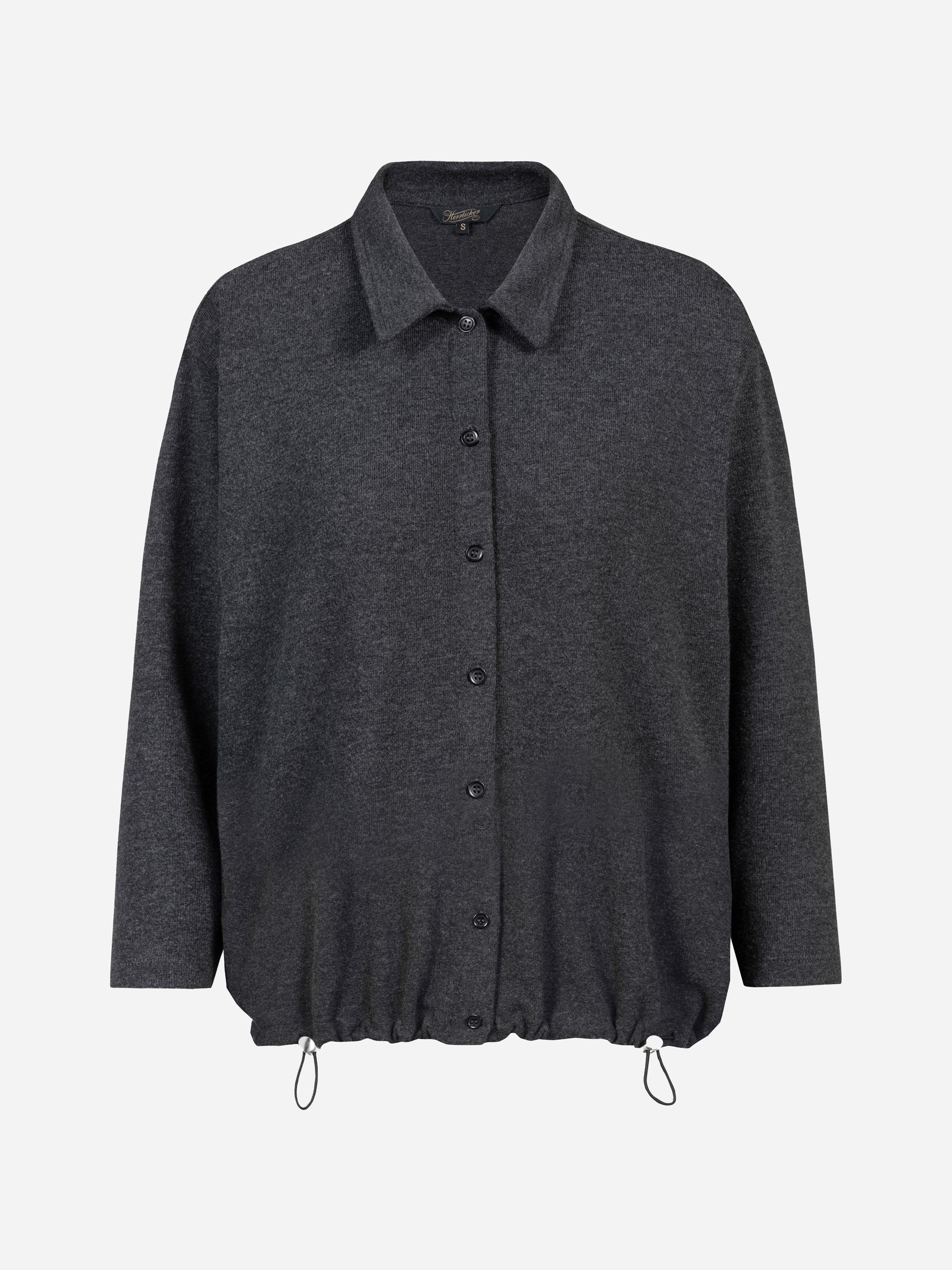 Modell Sachi Hemdbluse aus Fleece Jersey