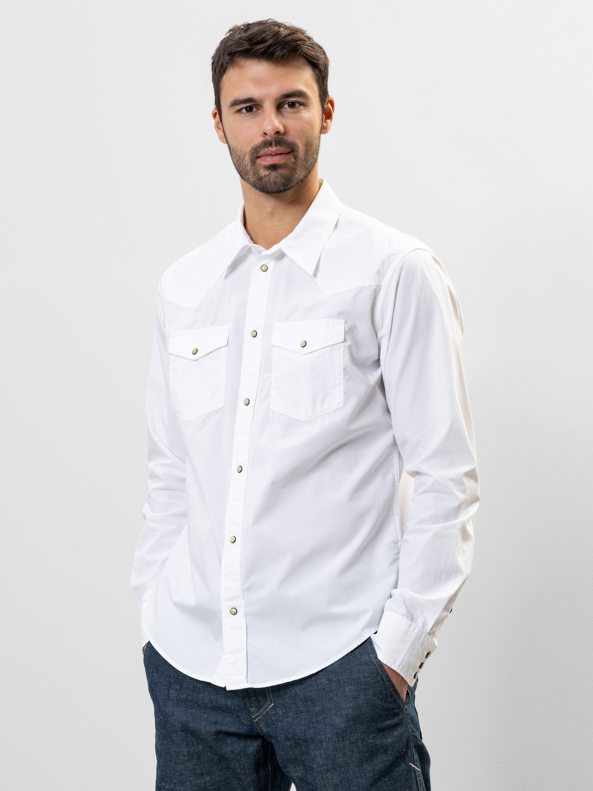 Modell Clint Hemd aus Baumwolle