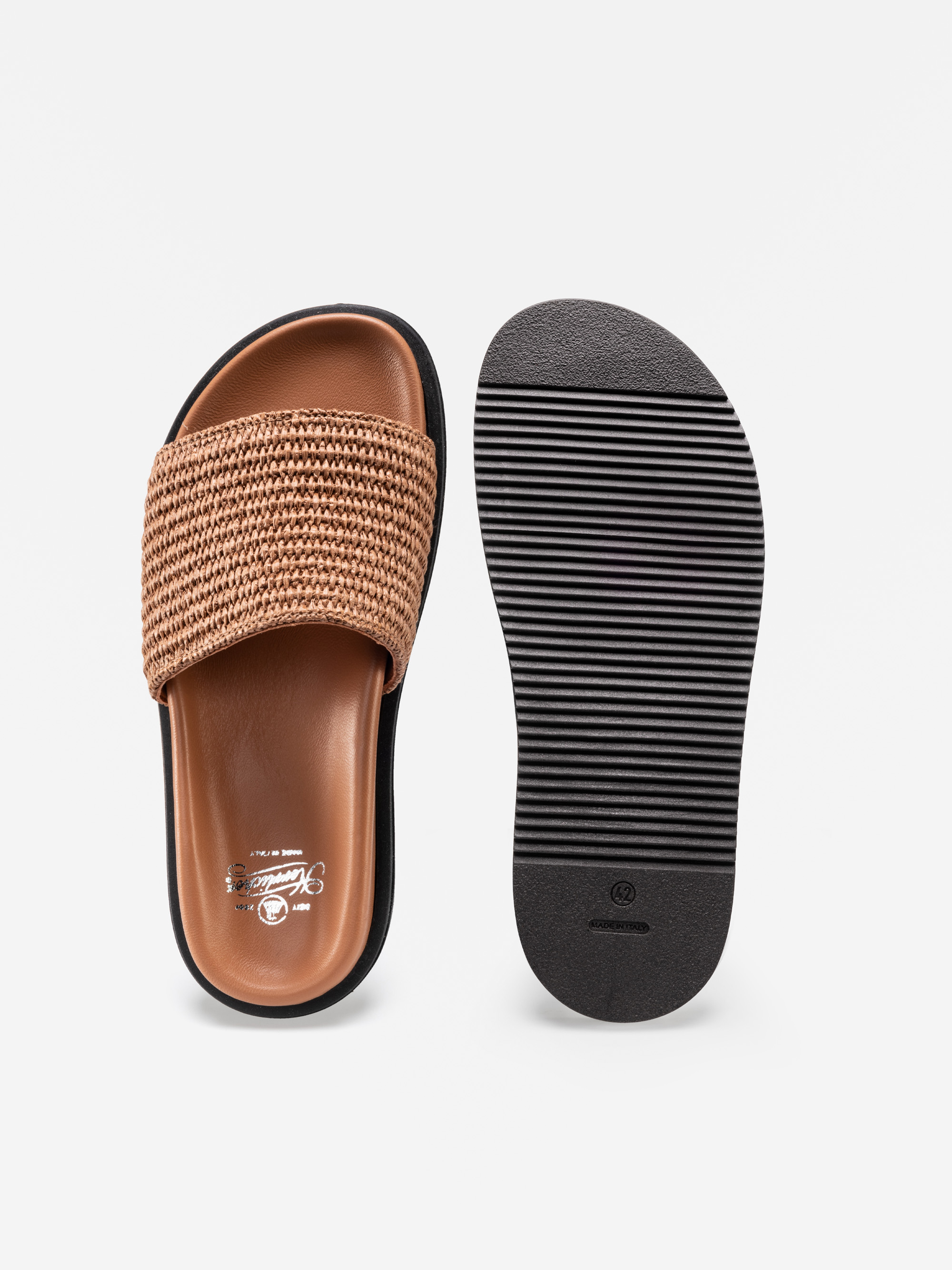 Modell The Braided Slide Pantoletten