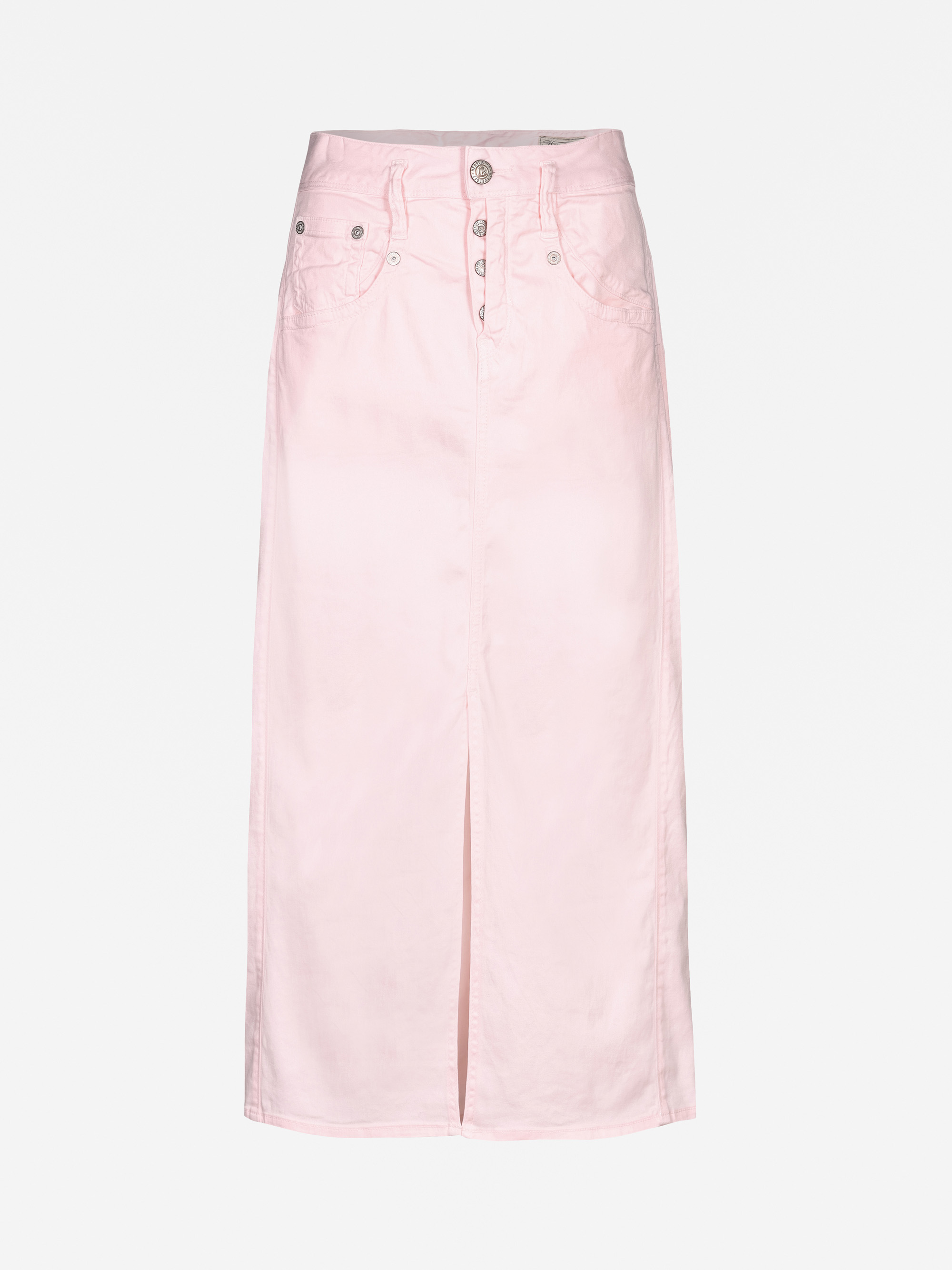 Modell Shyra Jeansrock aus Stretch-Twill