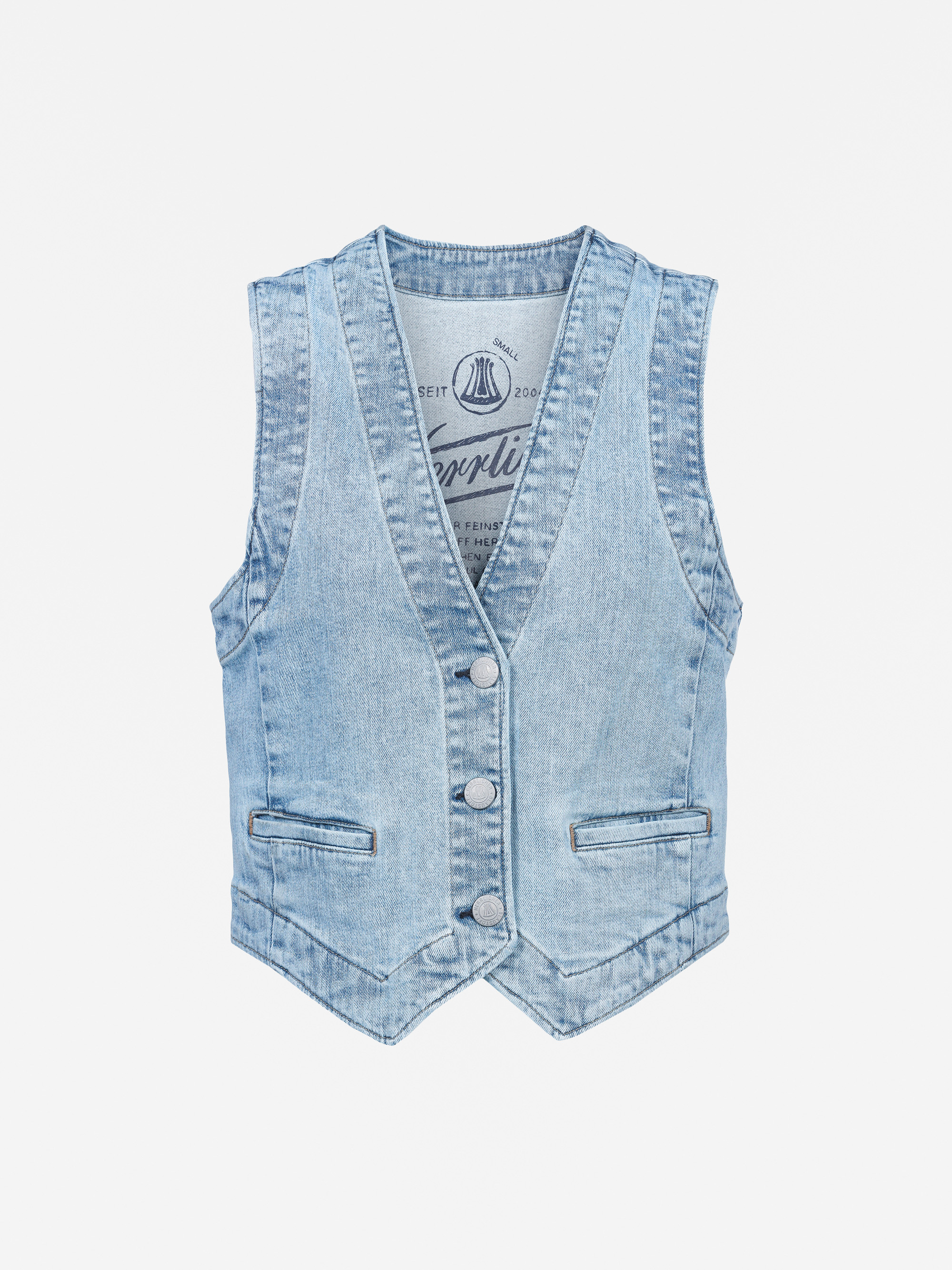 Modell Nula Weste mit recycelter Baumwolle