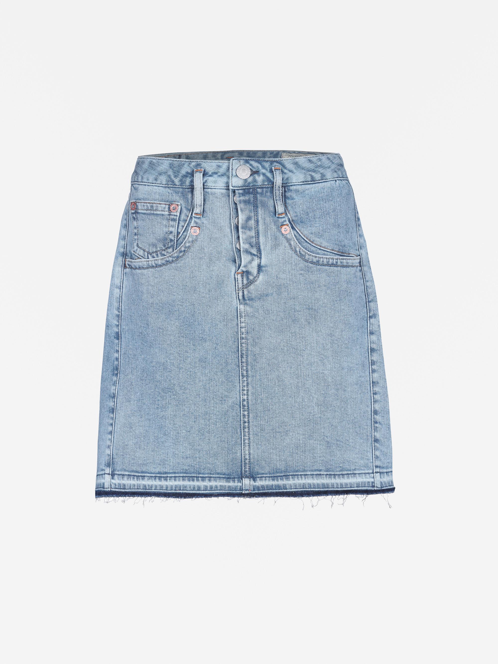 Modell Shyra Jeansrock mit recycelter Baumwolle