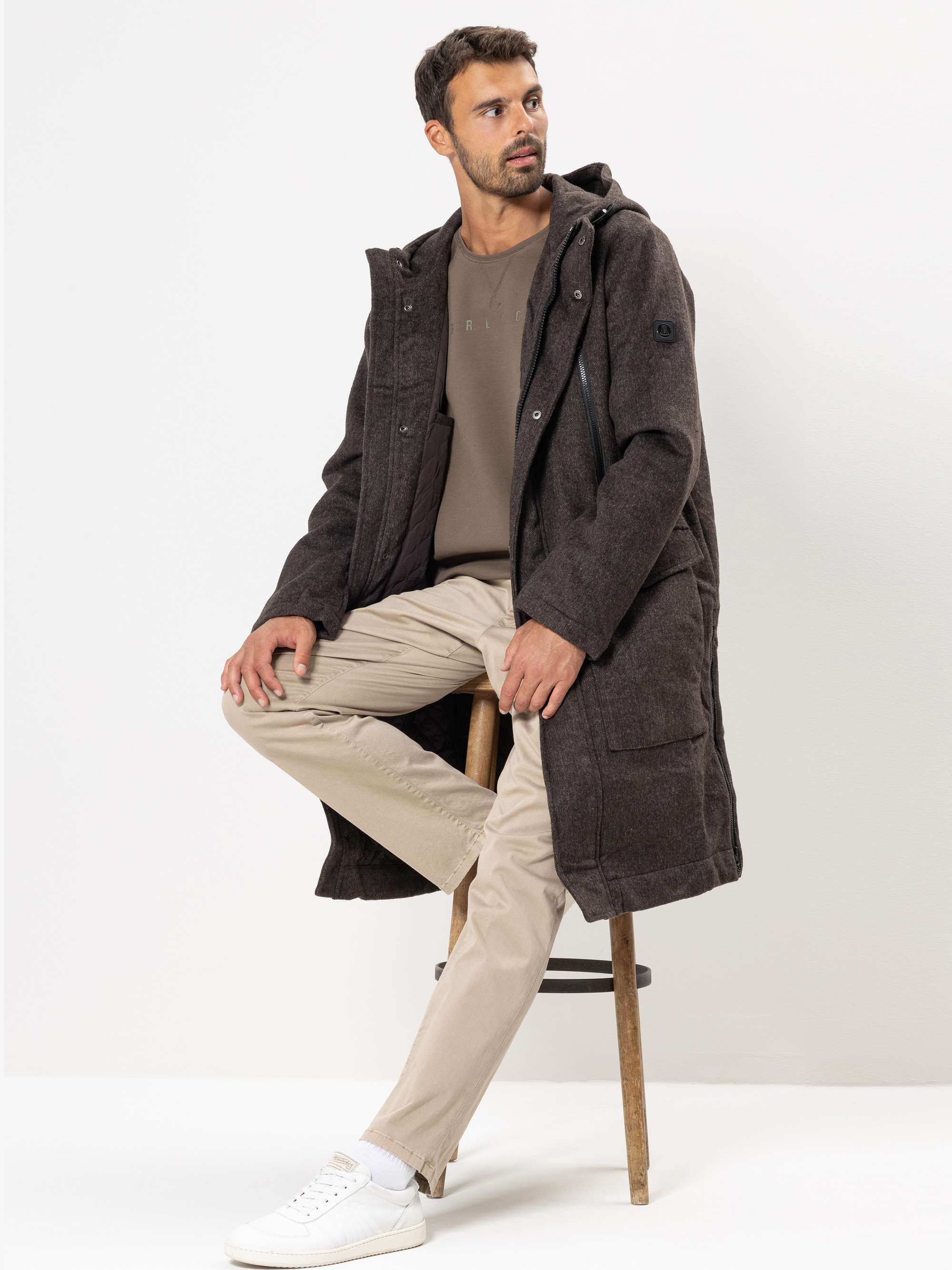 Modell Ceifer Mantel aus Woll-Mix