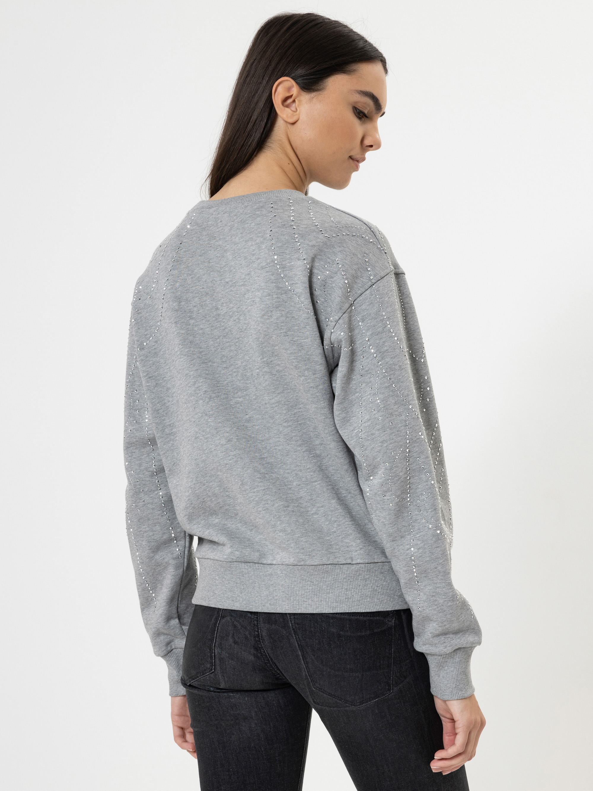 Modell Coralia Sweatshirt mit Strass
