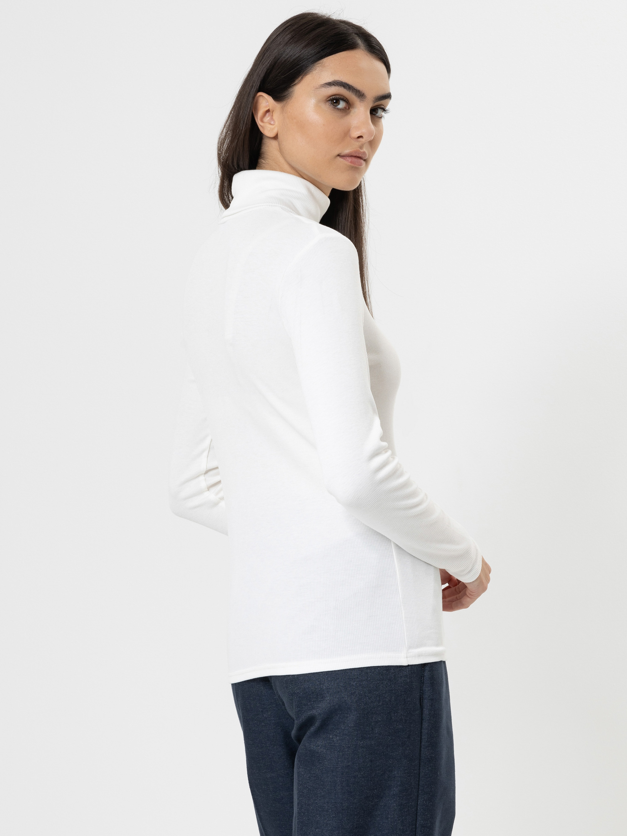 Modell Tinsley Rolkragenshirt