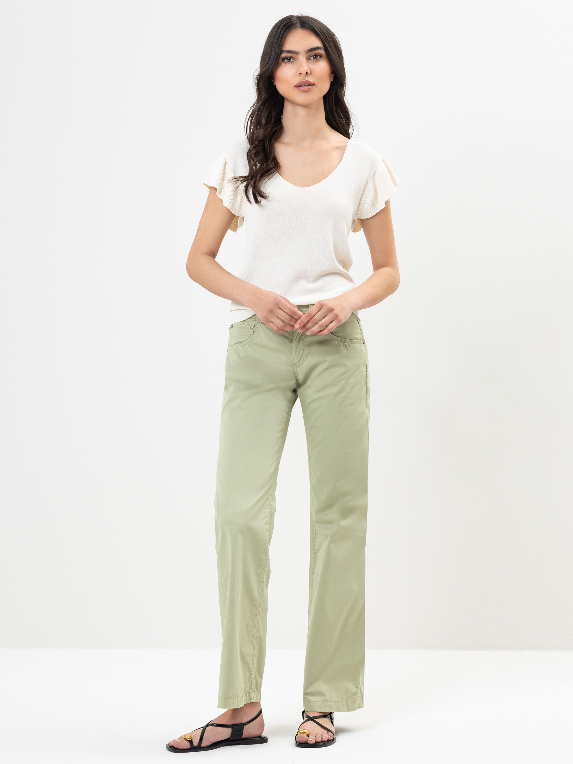 Modell Milly Top aus Viskose Strick