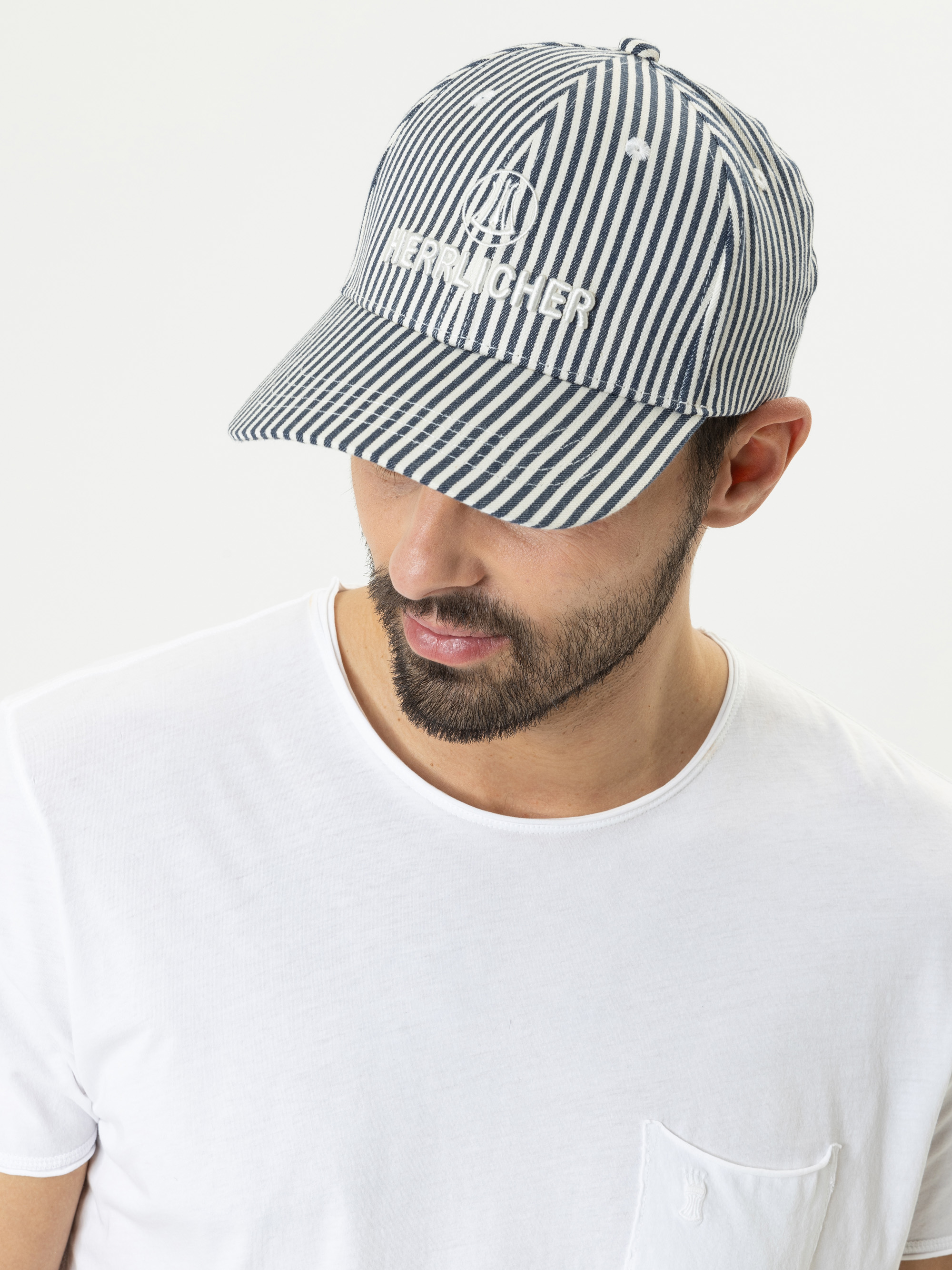 Modell Lenny Unisex Baseball Cap gestreift