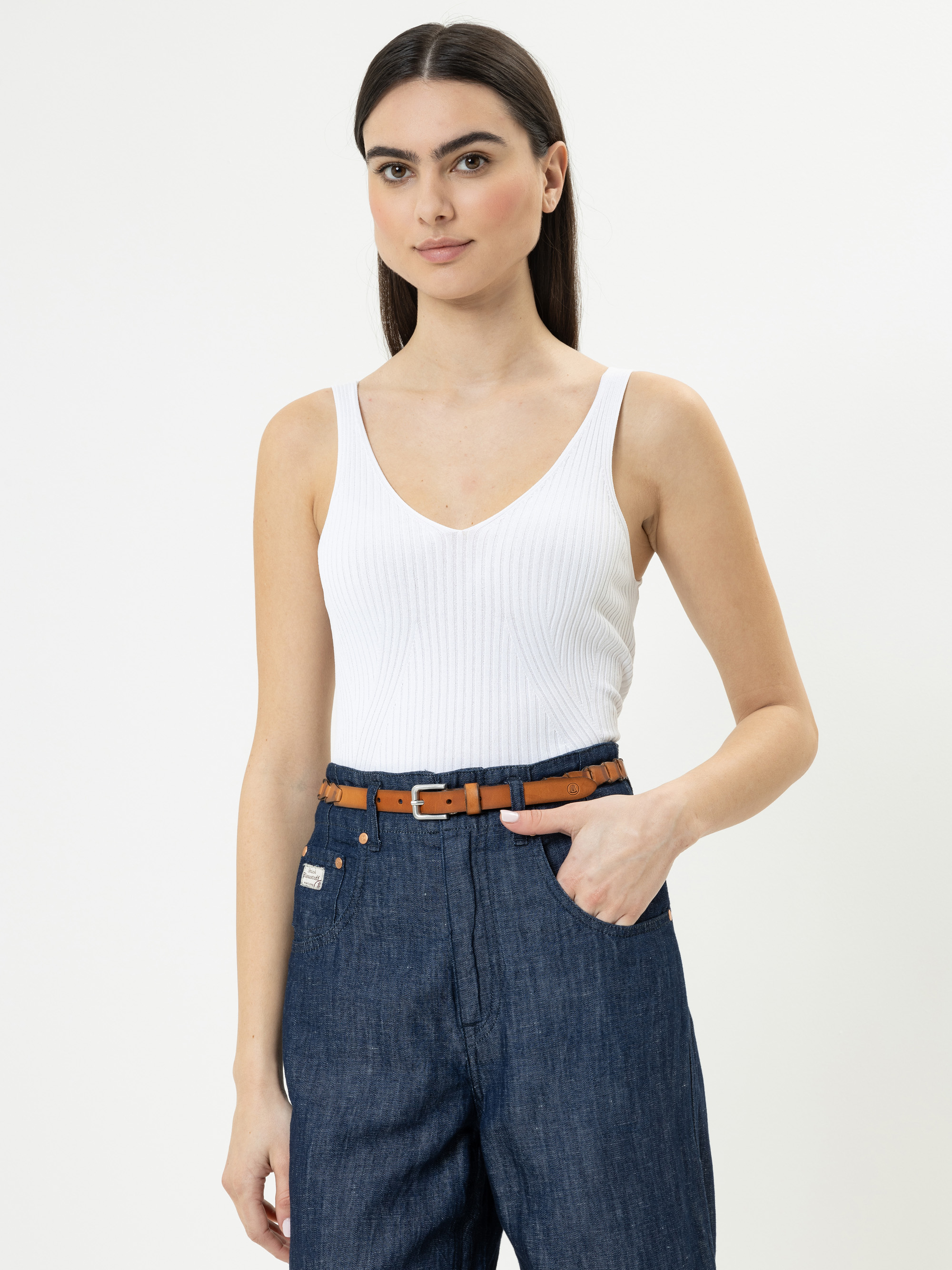 Modell Mireille Ledergürtel