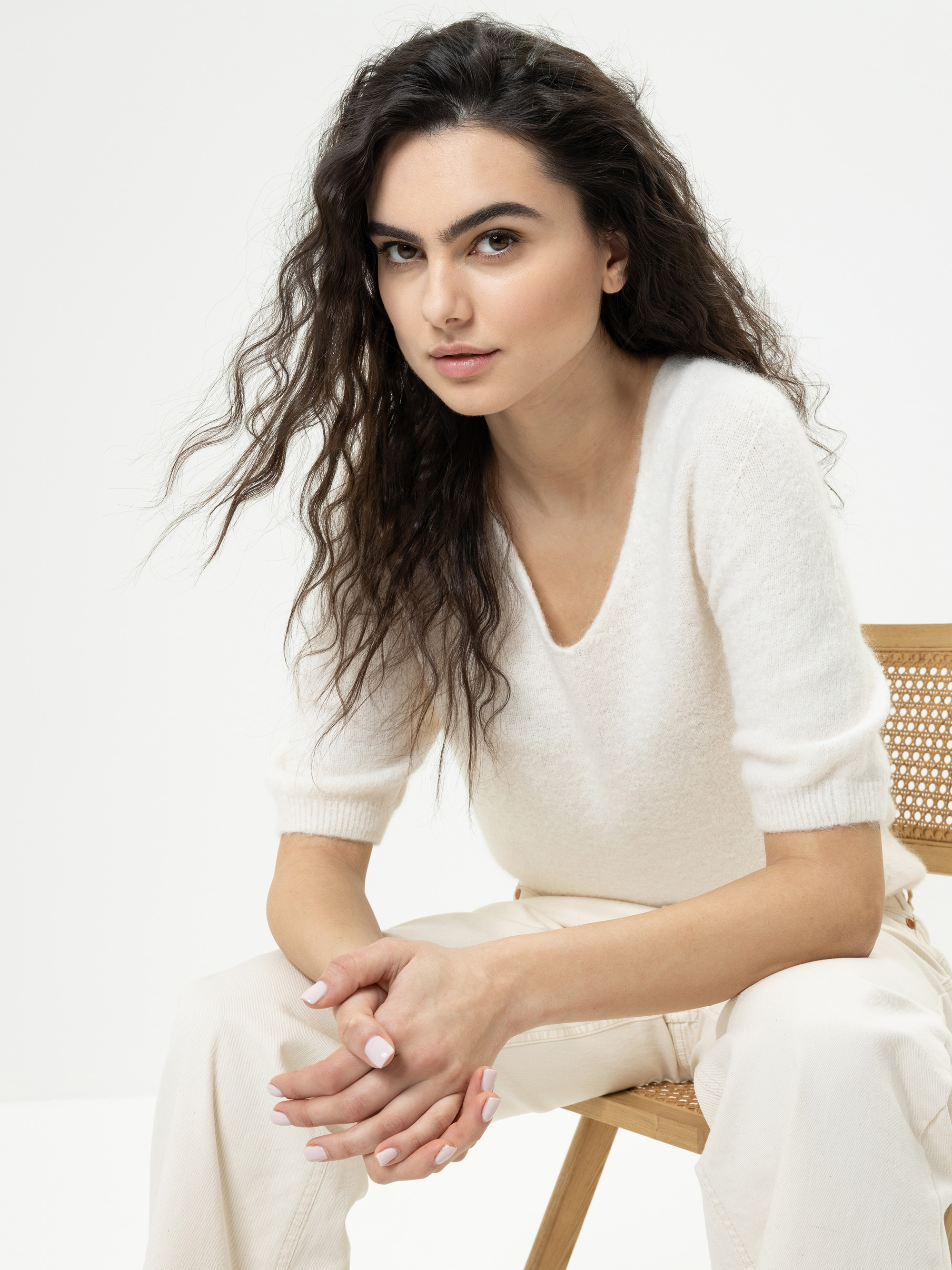 Modell Evelia Kurzarmpullover