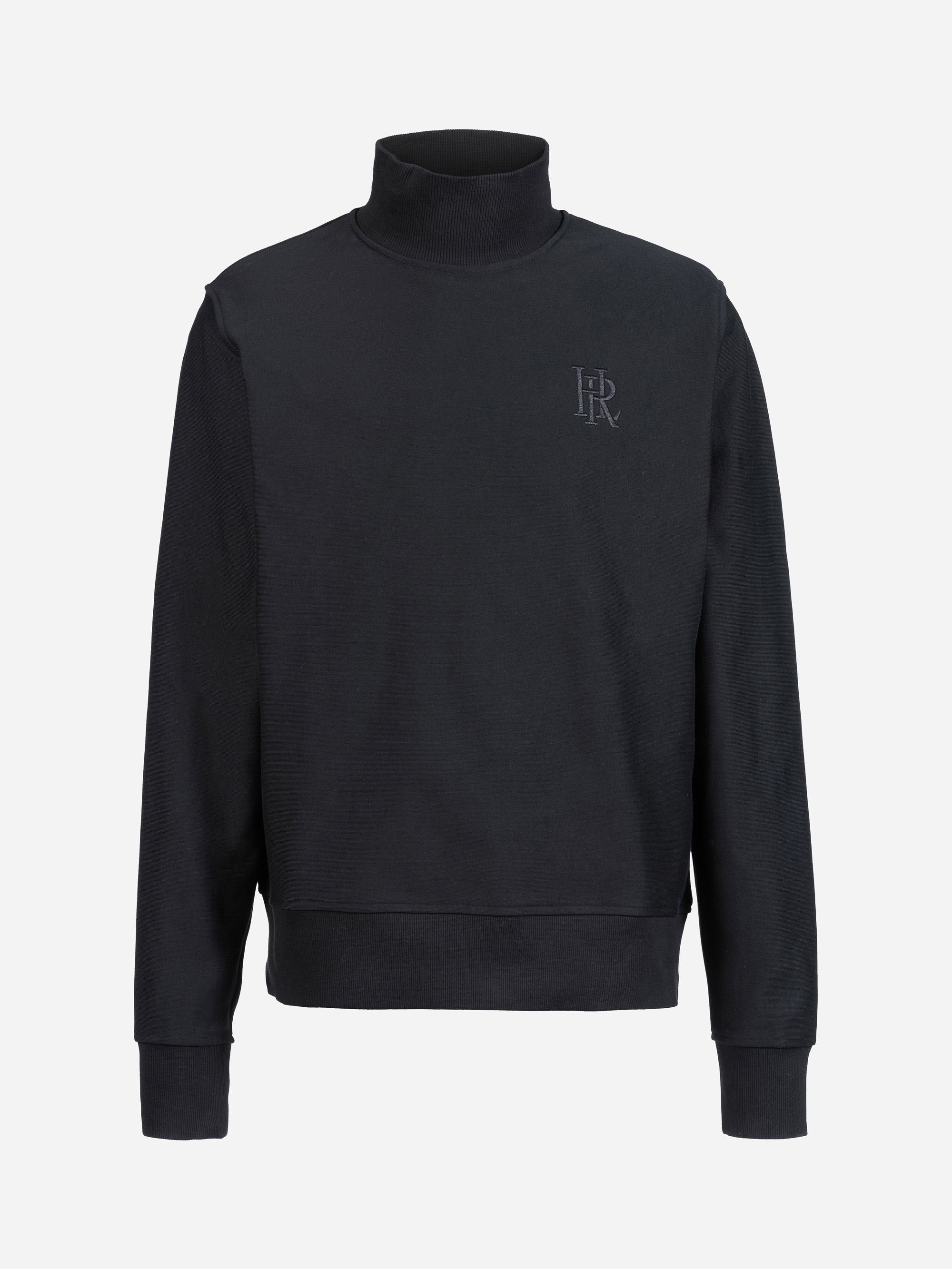 Modell  Edvardo Sweatshirt mit hohem Kragen