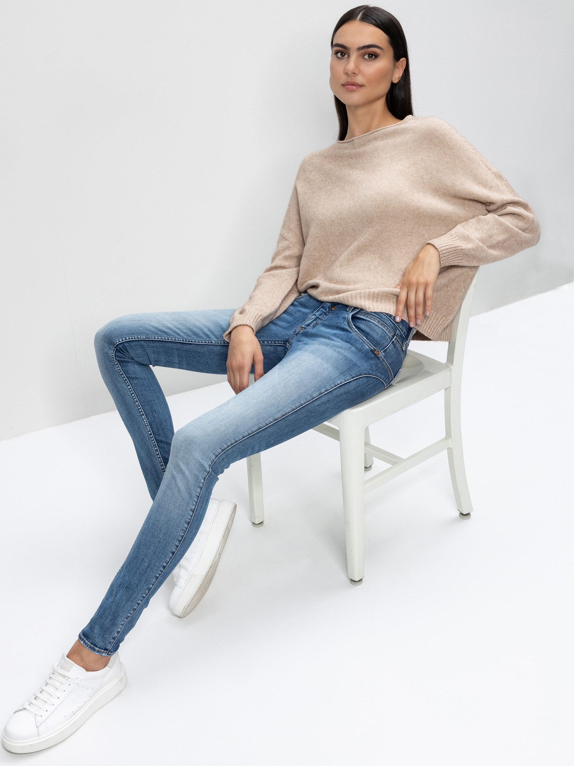 Modell Touch Slim Jeans aus Bio-Baumwolle