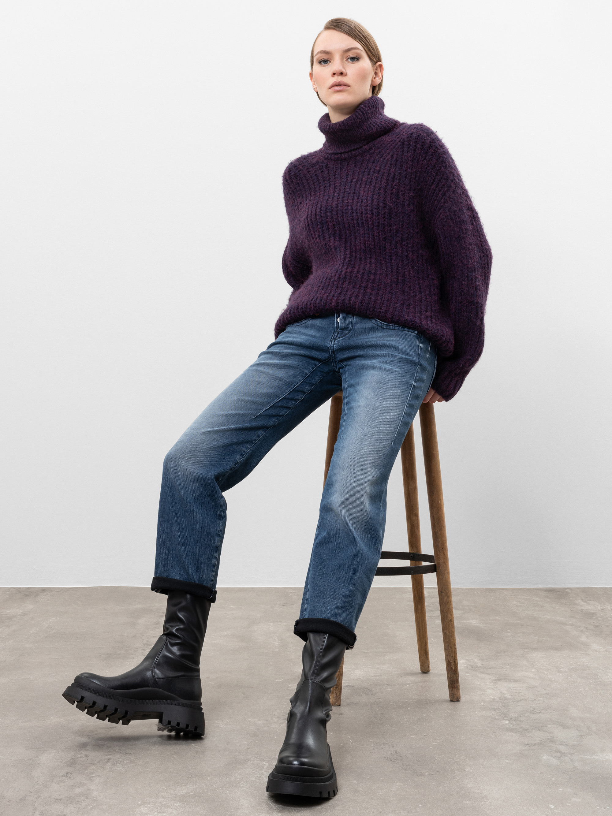 Modell Shyra Tap Jeans mit Bio-Baumwolle