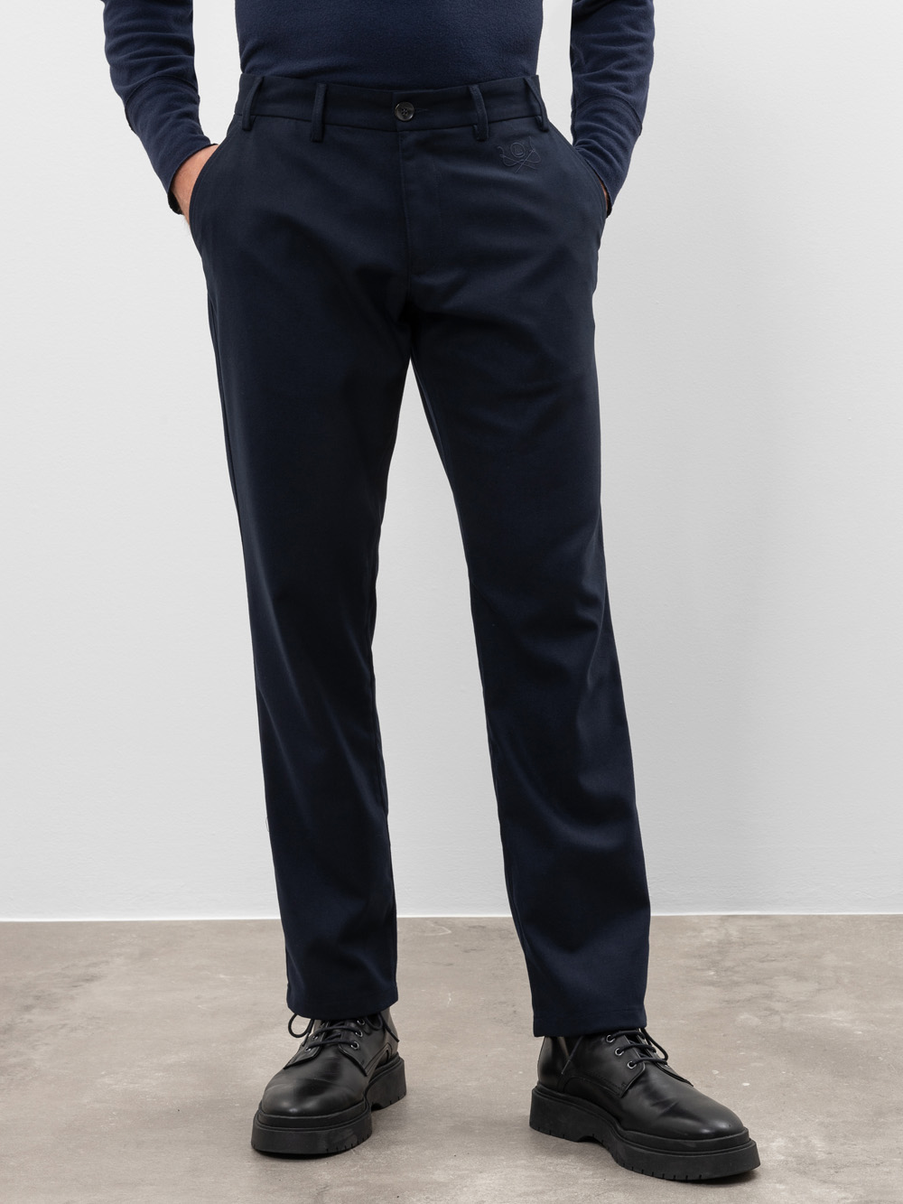 Modell  Iver Chinohose aus Flanell